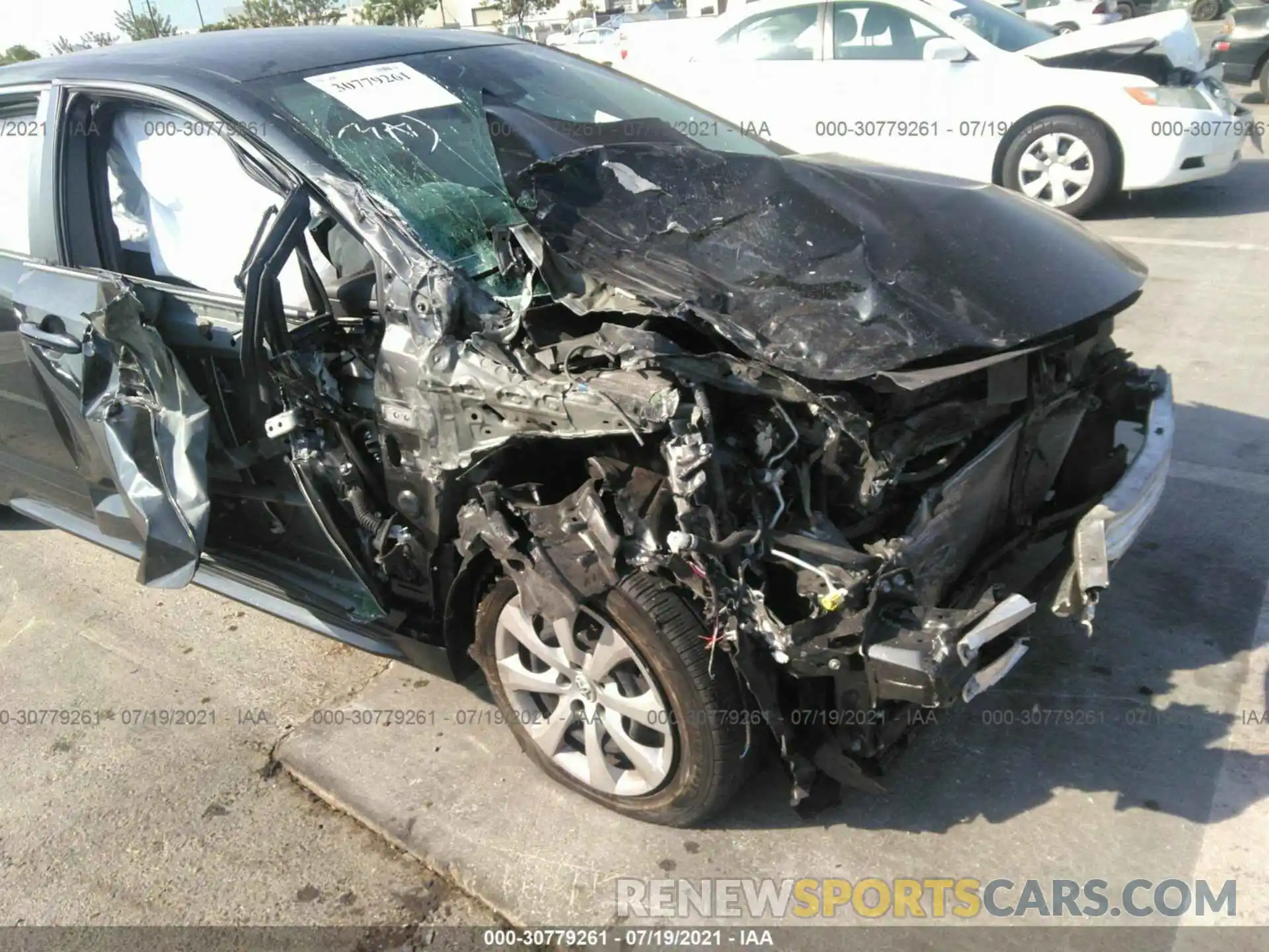 6 Photograph of a damaged car JTDEPRAE1LJ091455 TOYOTA COROLLA 2020