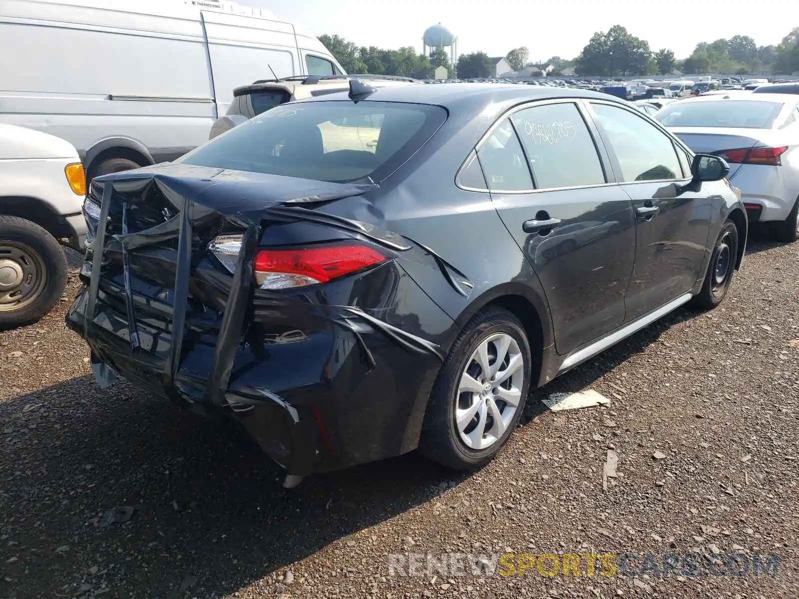 4 Photograph of a damaged car JTDEPRAE1LJ092444 TOYOTA COROLLA 2020