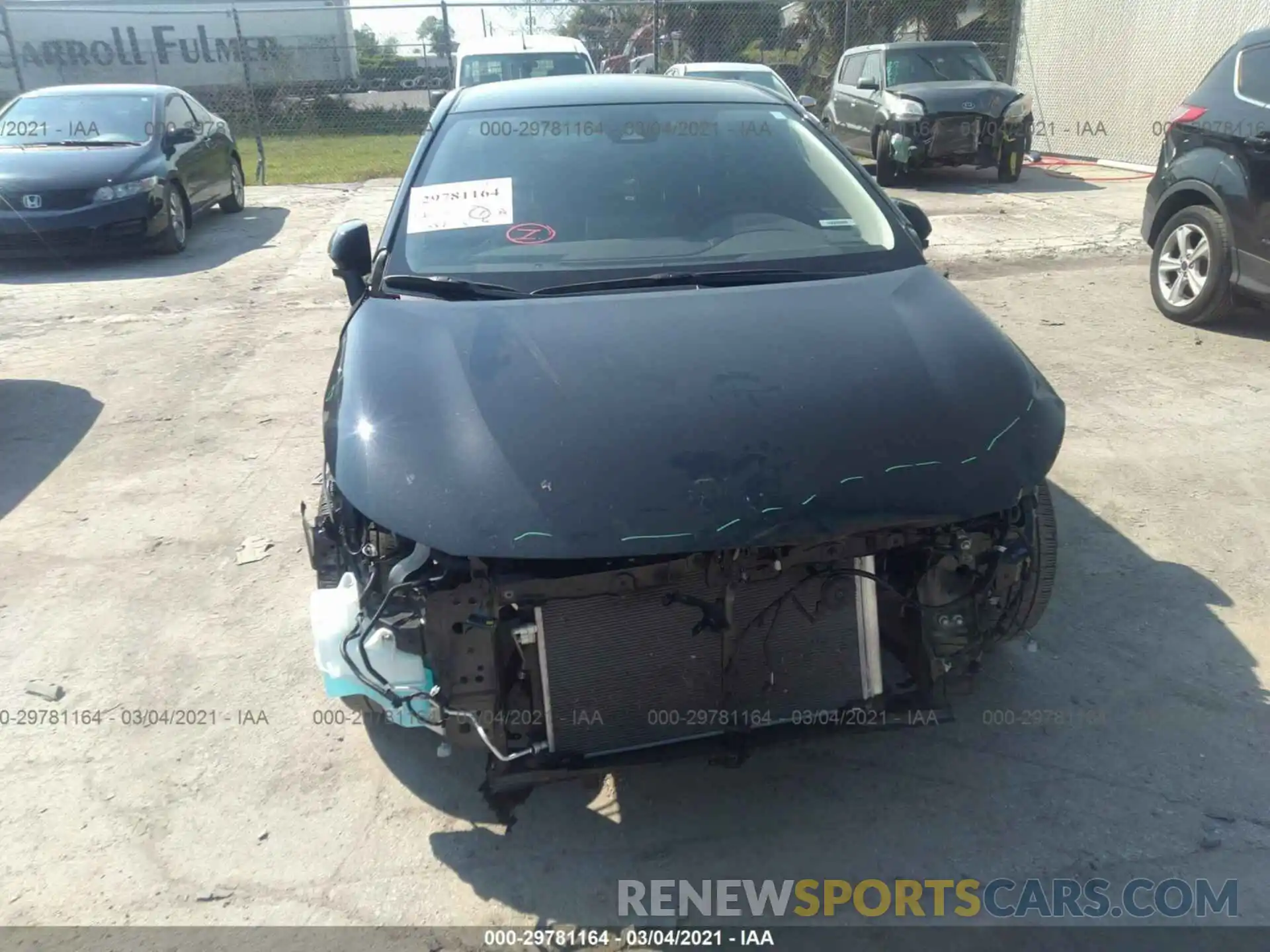 6 Photograph of a damaged car JTDEPRAE1LJ092640 TOYOTA COROLLA 2020