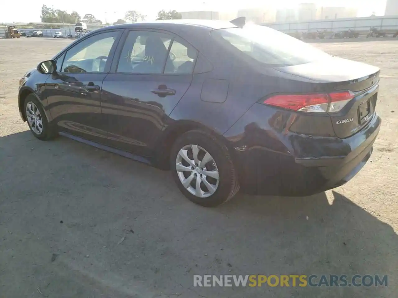 3 Photograph of a damaged car JTDEPRAE1LJ095621 TOYOTA COROLLA 2020