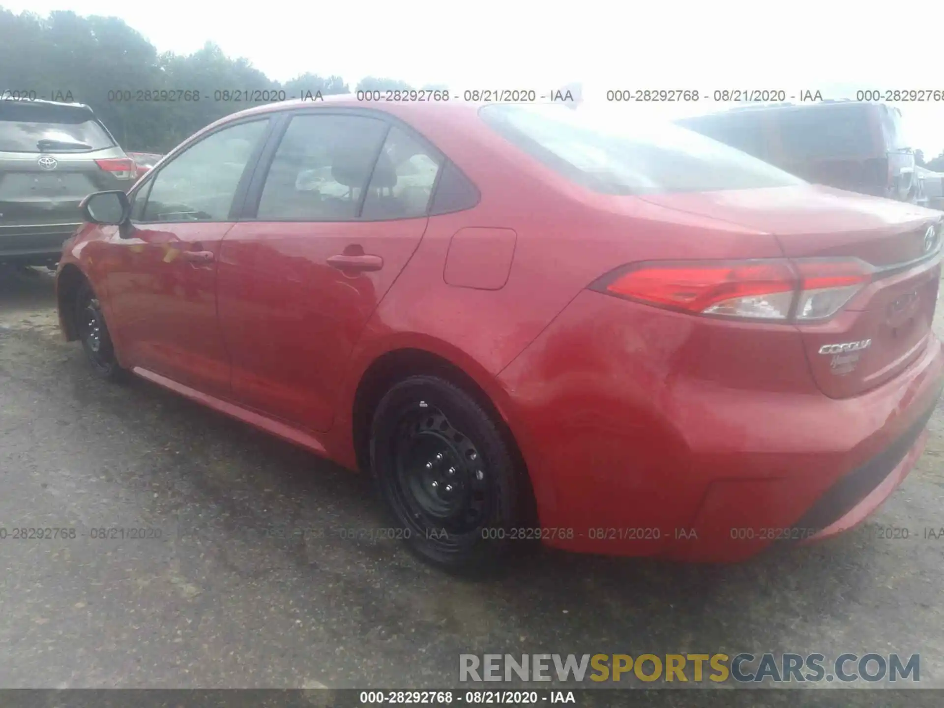 3 Photograph of a damaged car JTDEPRAE1LJ096350 TOYOTA COROLLA 2020