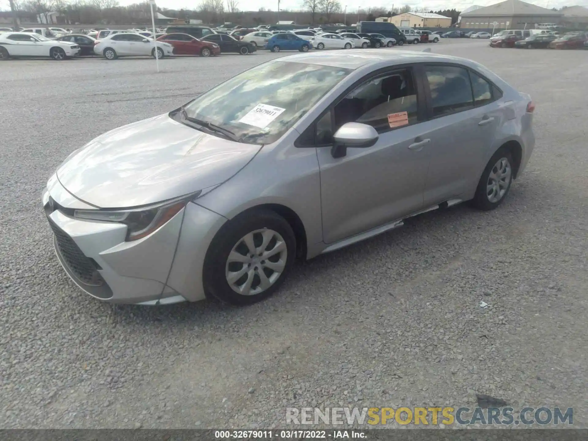 2 Photograph of a damaged car JTDEPRAE1LJ096896 TOYOTA COROLLA 2020