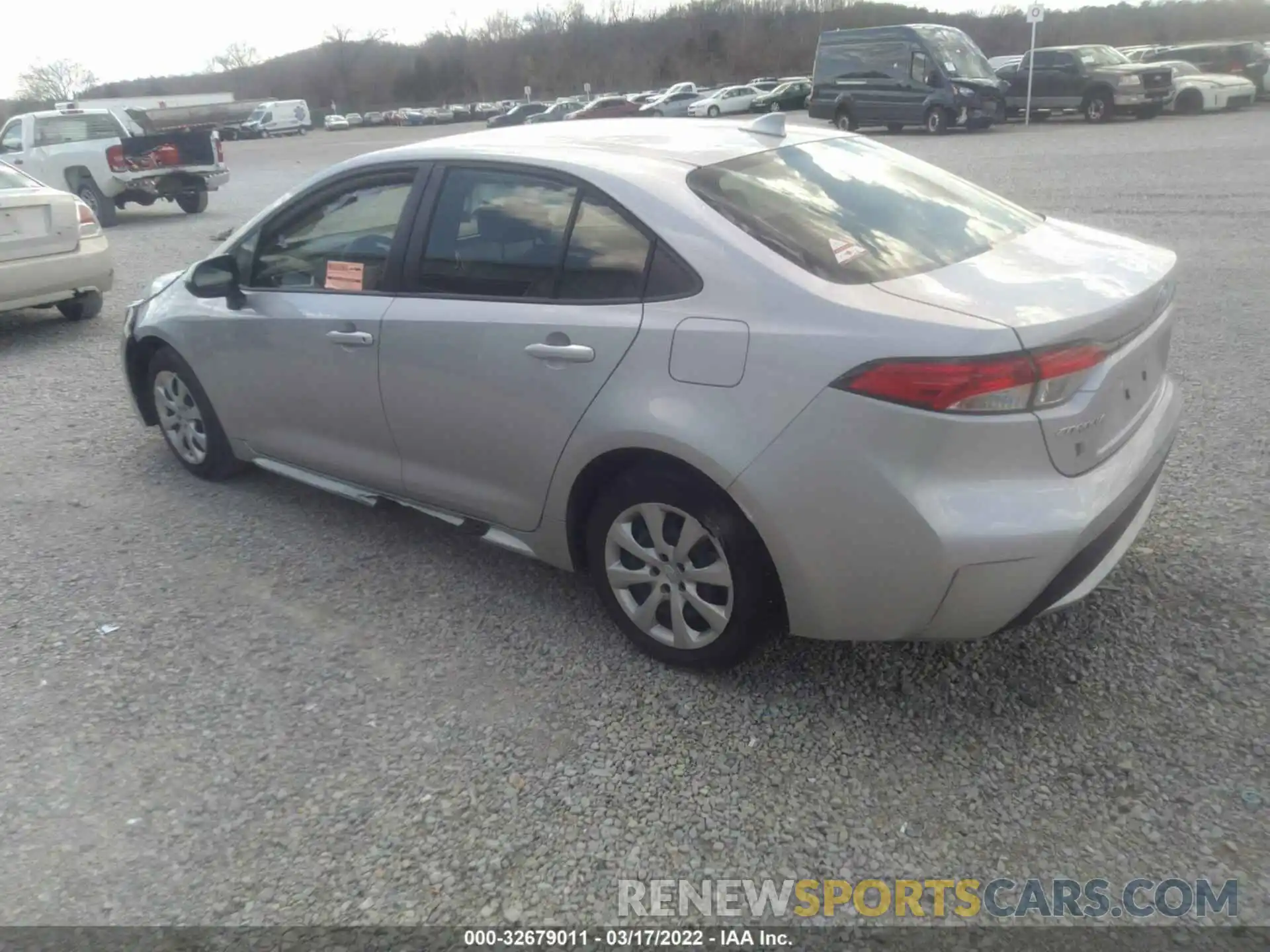 3 Photograph of a damaged car JTDEPRAE1LJ096896 TOYOTA COROLLA 2020