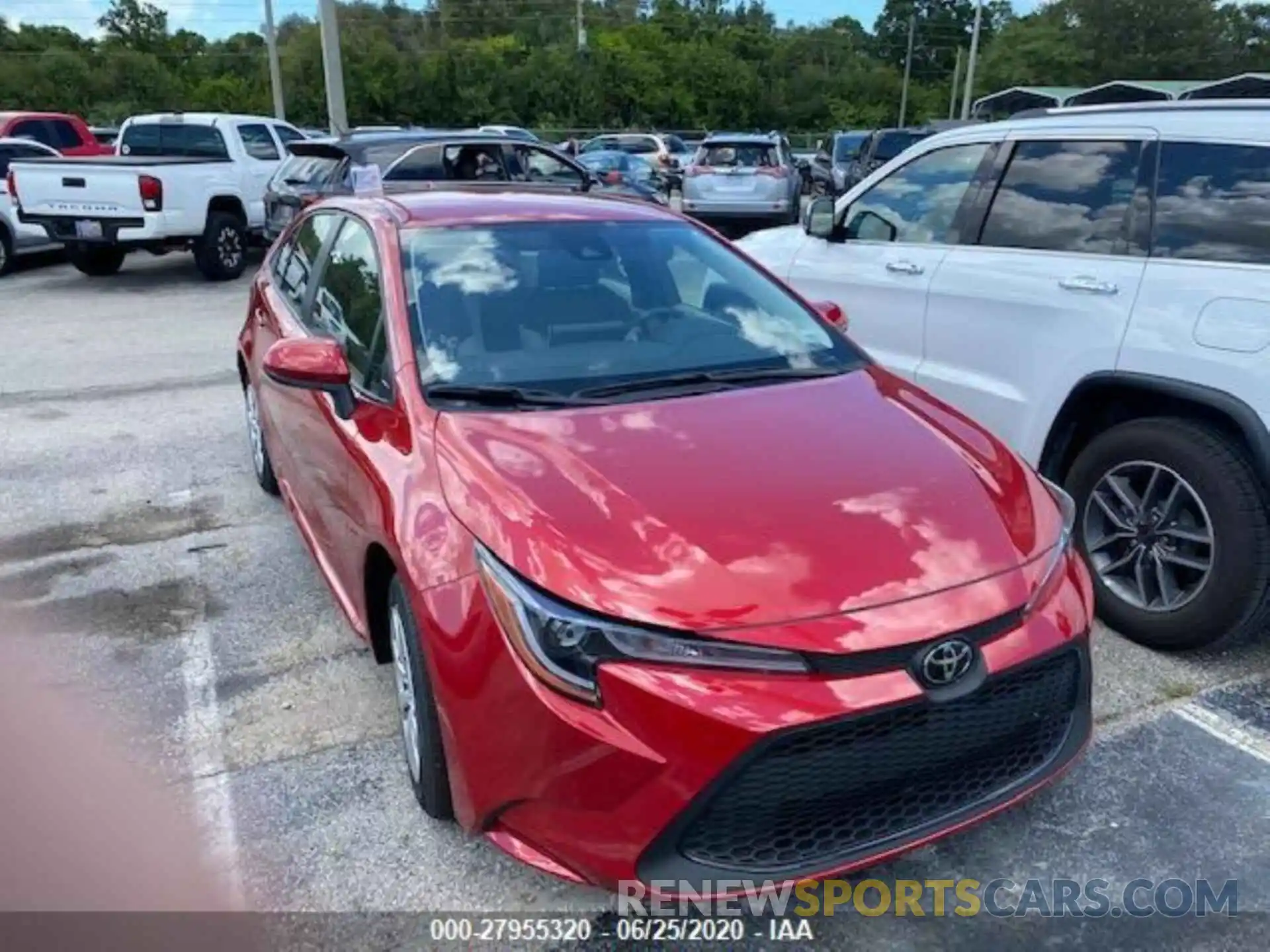 3 Photograph of a damaged car JTDEPRAE1LJ096915 TOYOTA COROLLA 2020