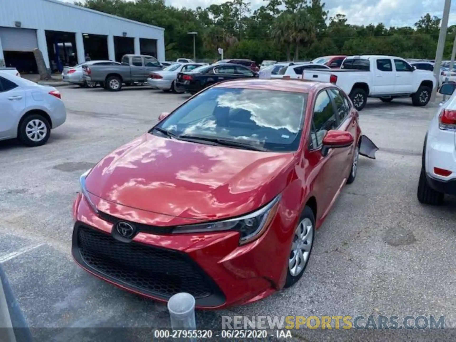 4 Photograph of a damaged car JTDEPRAE1LJ096915 TOYOTA COROLLA 2020