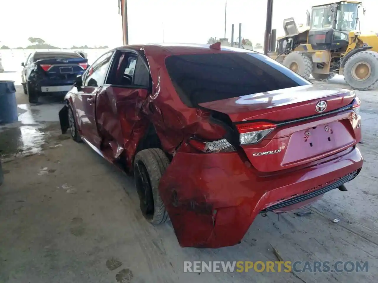 10 Photograph of a damaged car JTDEPRAE1LJ097014 TOYOTA COROLLA 2020