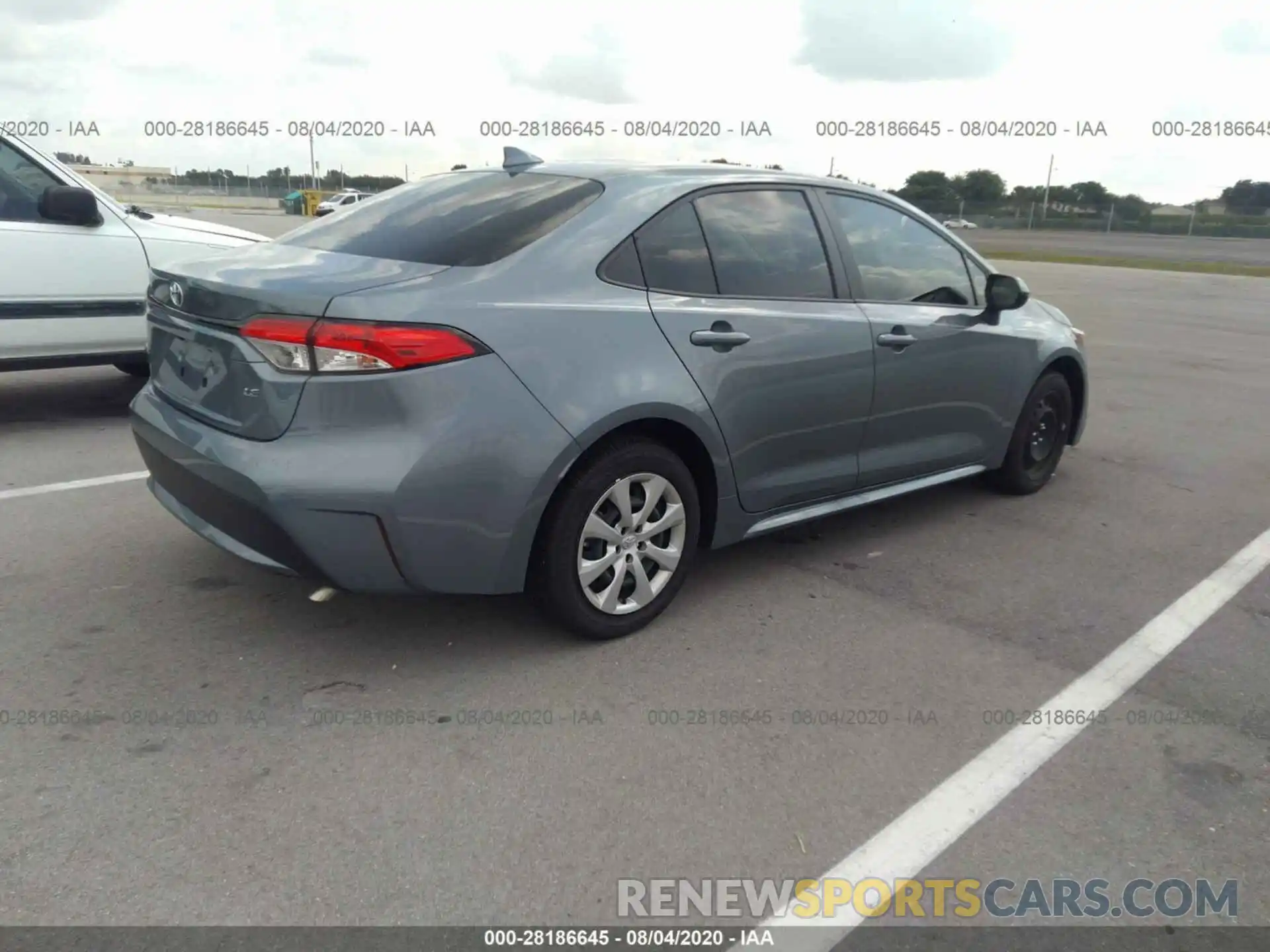 4 Photograph of a damaged car JTDEPRAE1LJ098440 TOYOTA COROLLA 2020