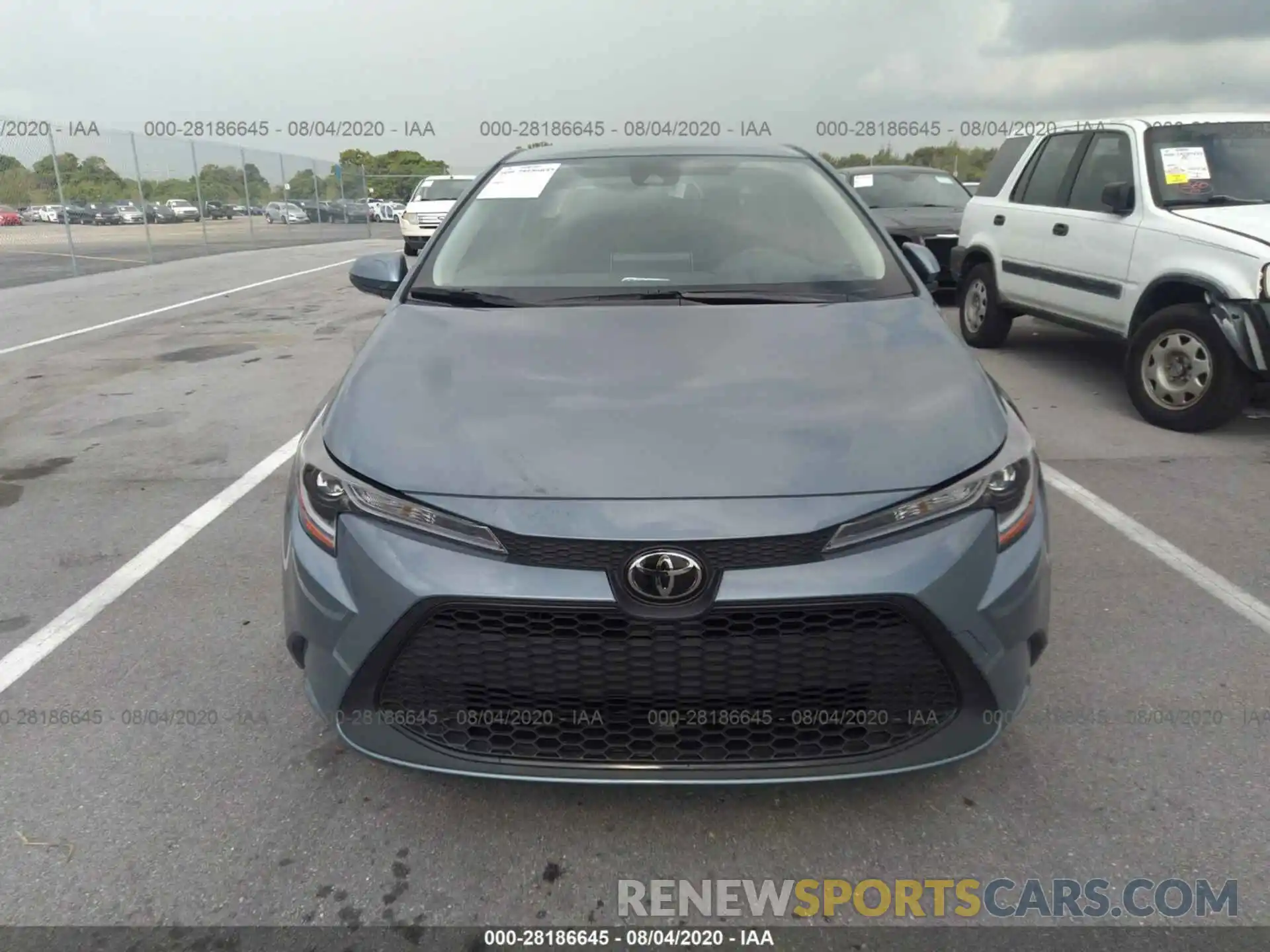 6 Photograph of a damaged car JTDEPRAE1LJ098440 TOYOTA COROLLA 2020