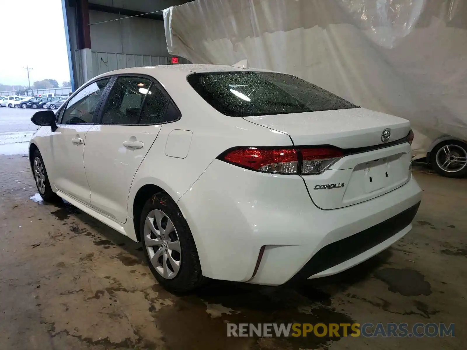 3 Photograph of a damaged car JTDEPRAE1LJ098616 TOYOTA COROLLA 2020