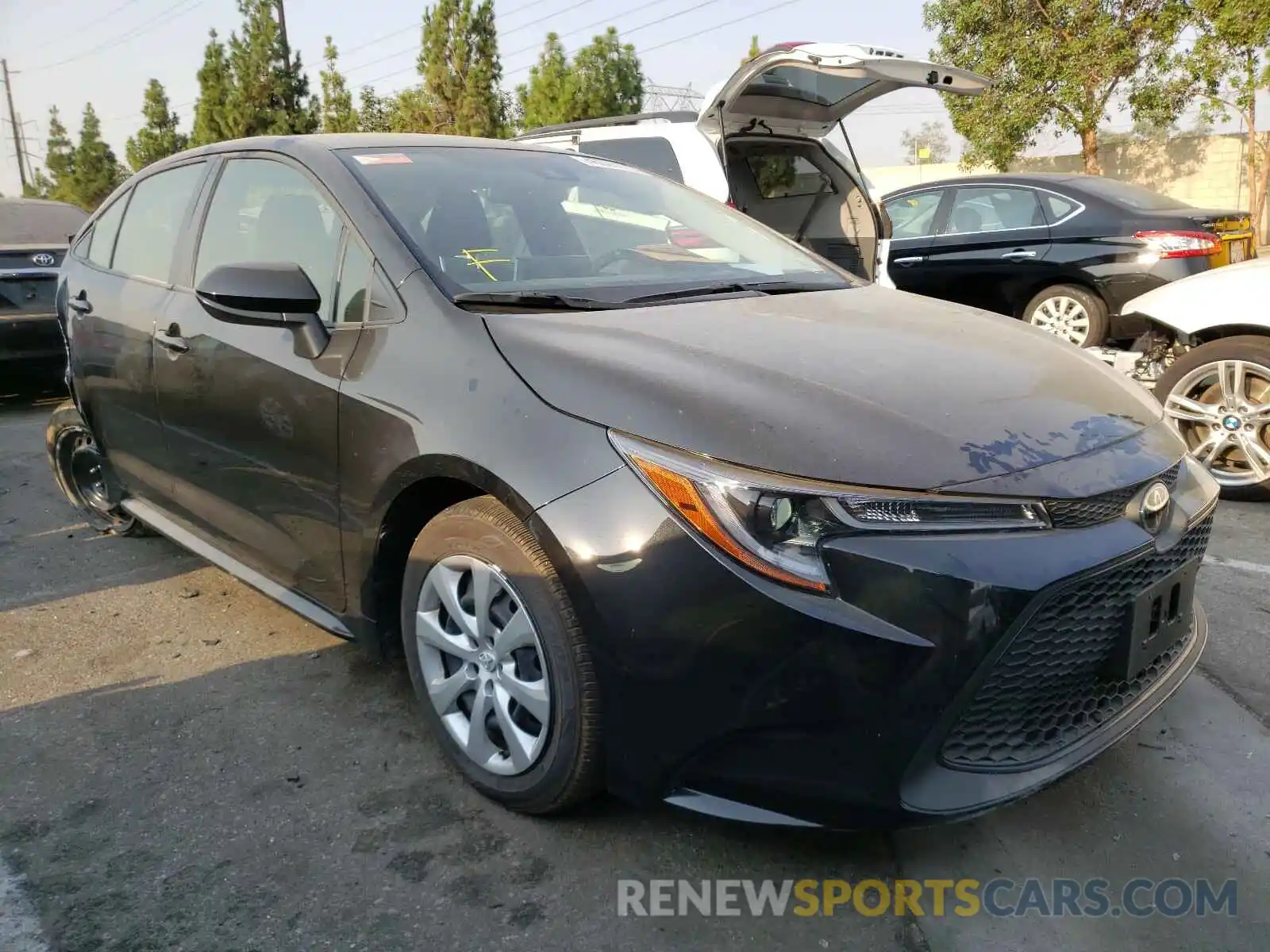 1 Photograph of a damaged car JTDEPRAE1LJ099510 TOYOTA COROLLA 2020