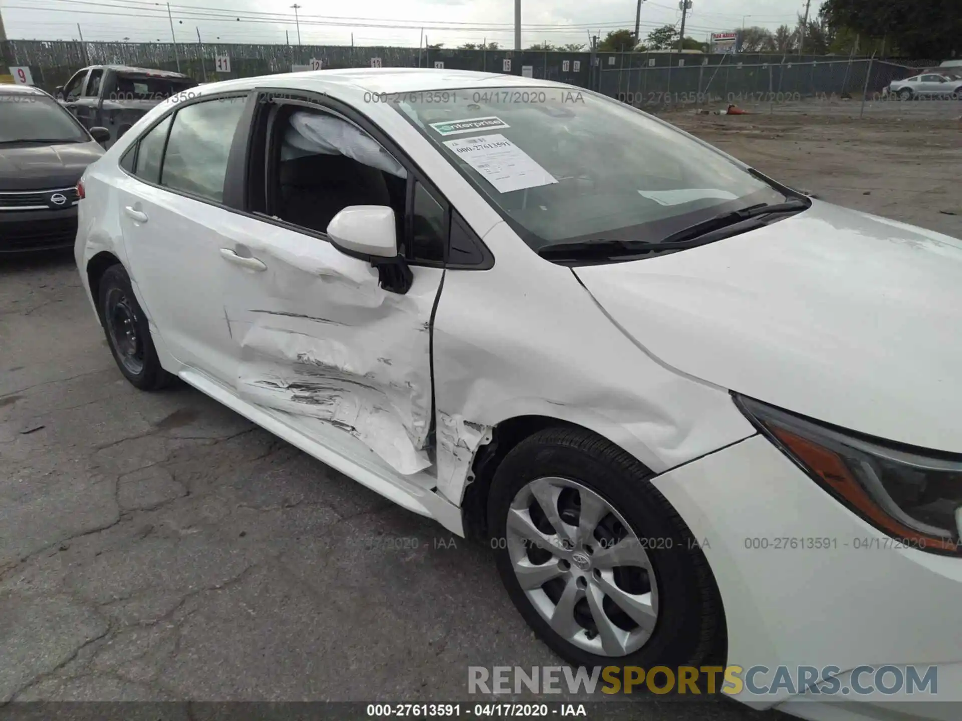 6 Photograph of a damaged car JTDEPRAE1LJ100011 TOYOTA COROLLA 2020