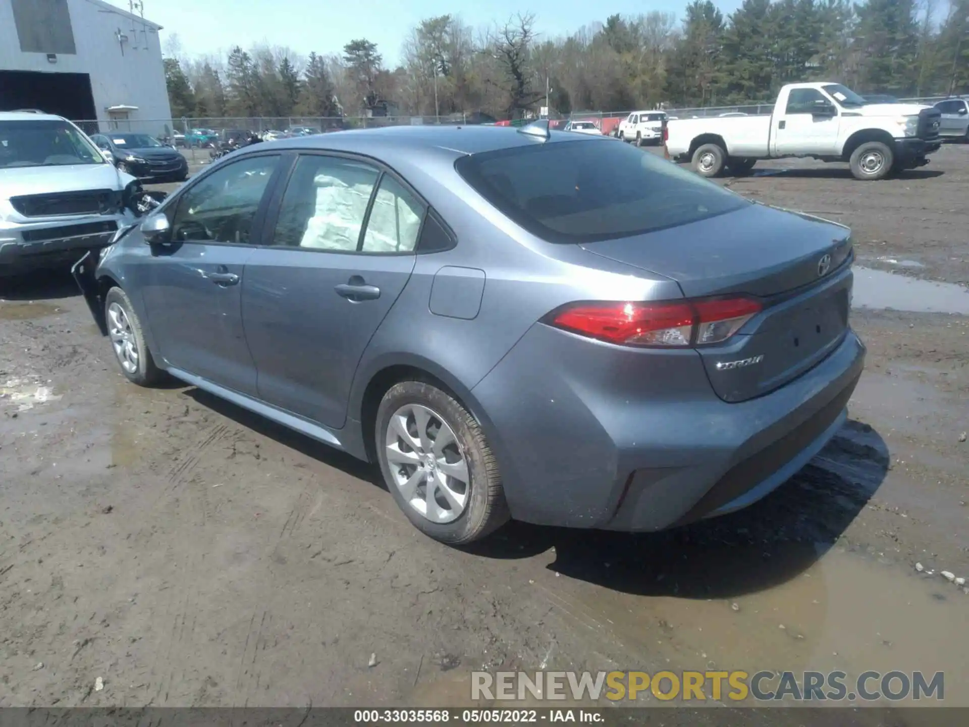 3 Photograph of a damaged car JTDEPRAE1LJ100123 TOYOTA COROLLA 2020