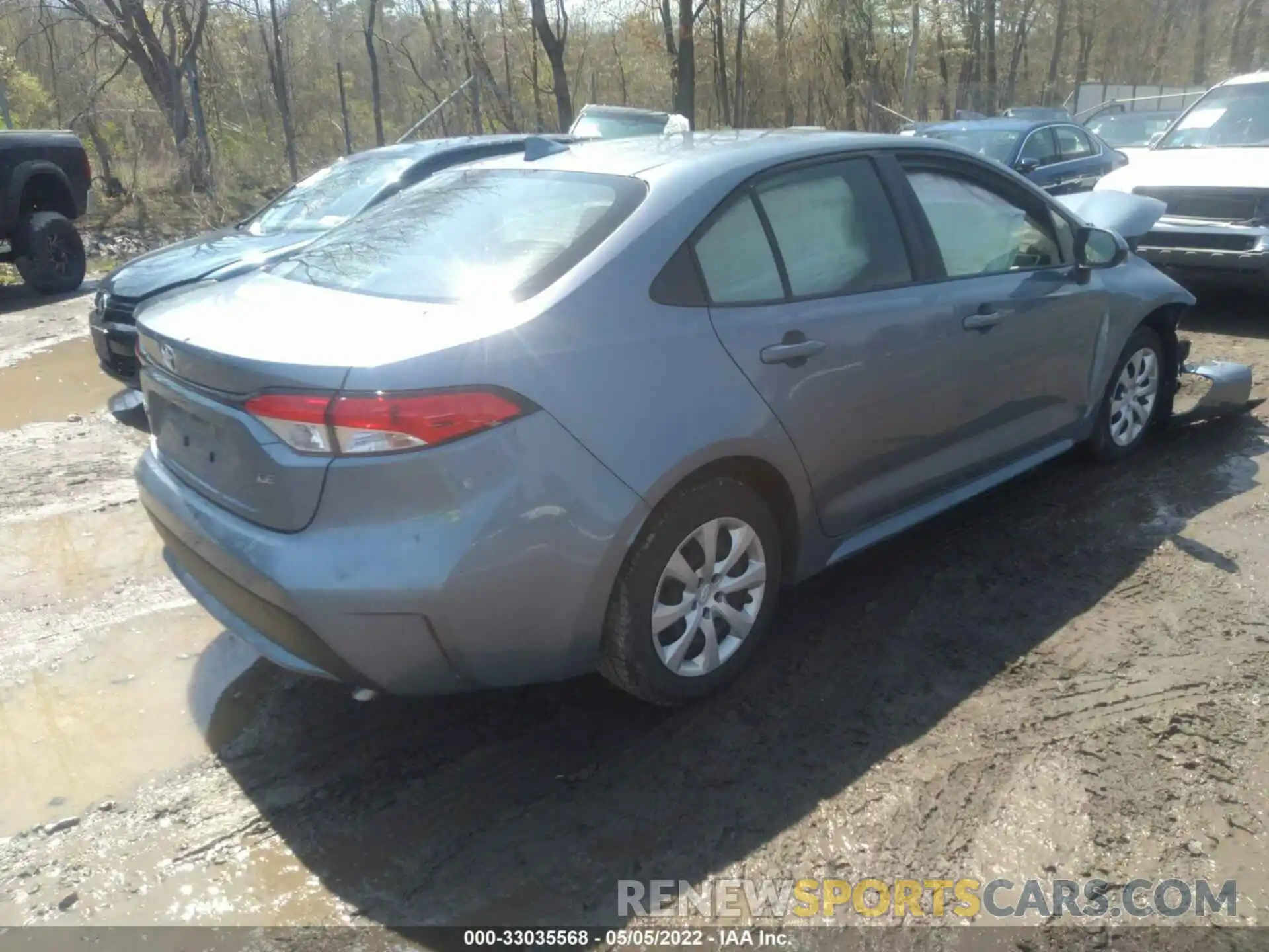 4 Photograph of a damaged car JTDEPRAE1LJ100123 TOYOTA COROLLA 2020