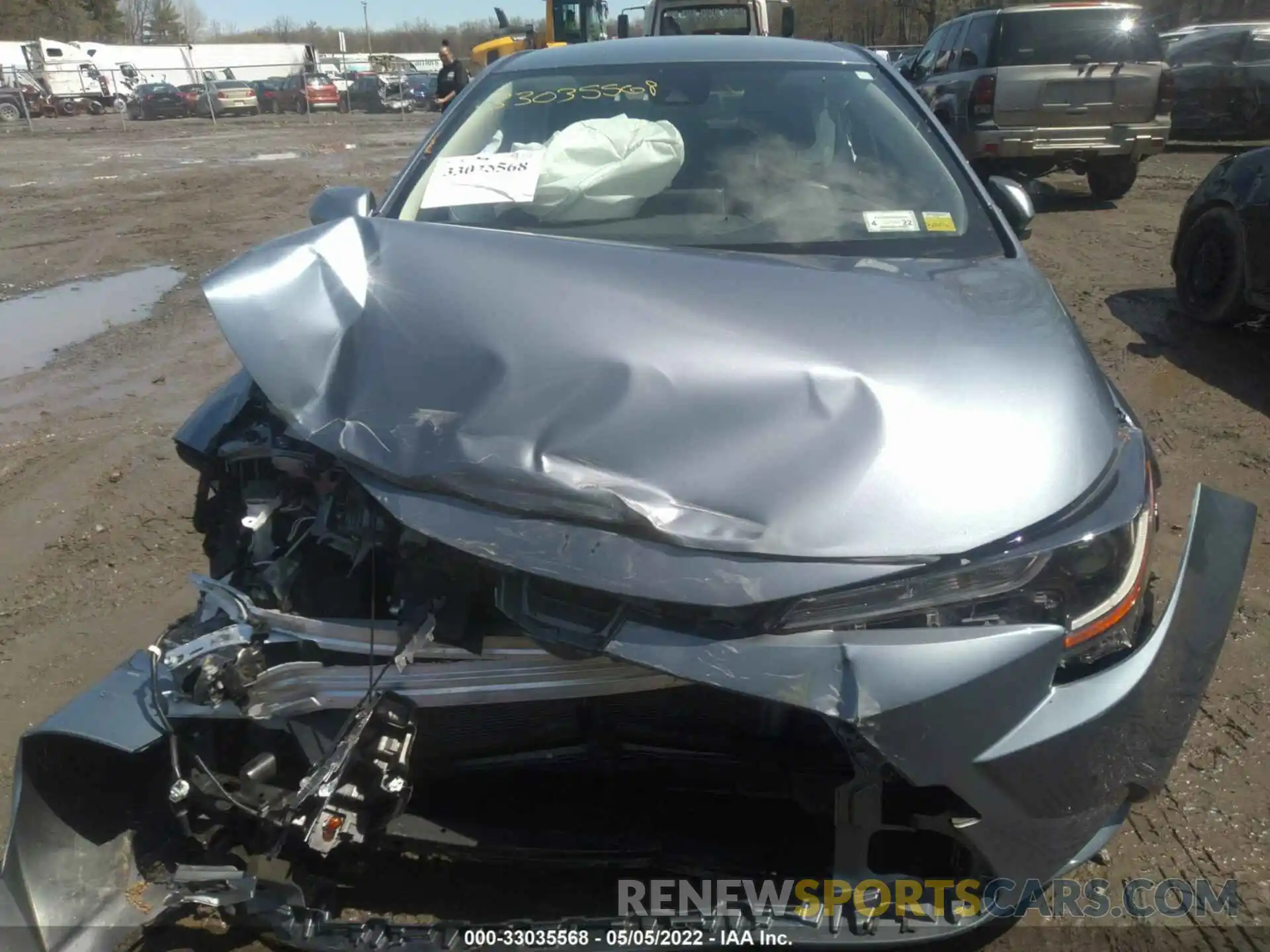 6 Photograph of a damaged car JTDEPRAE1LJ100123 TOYOTA COROLLA 2020