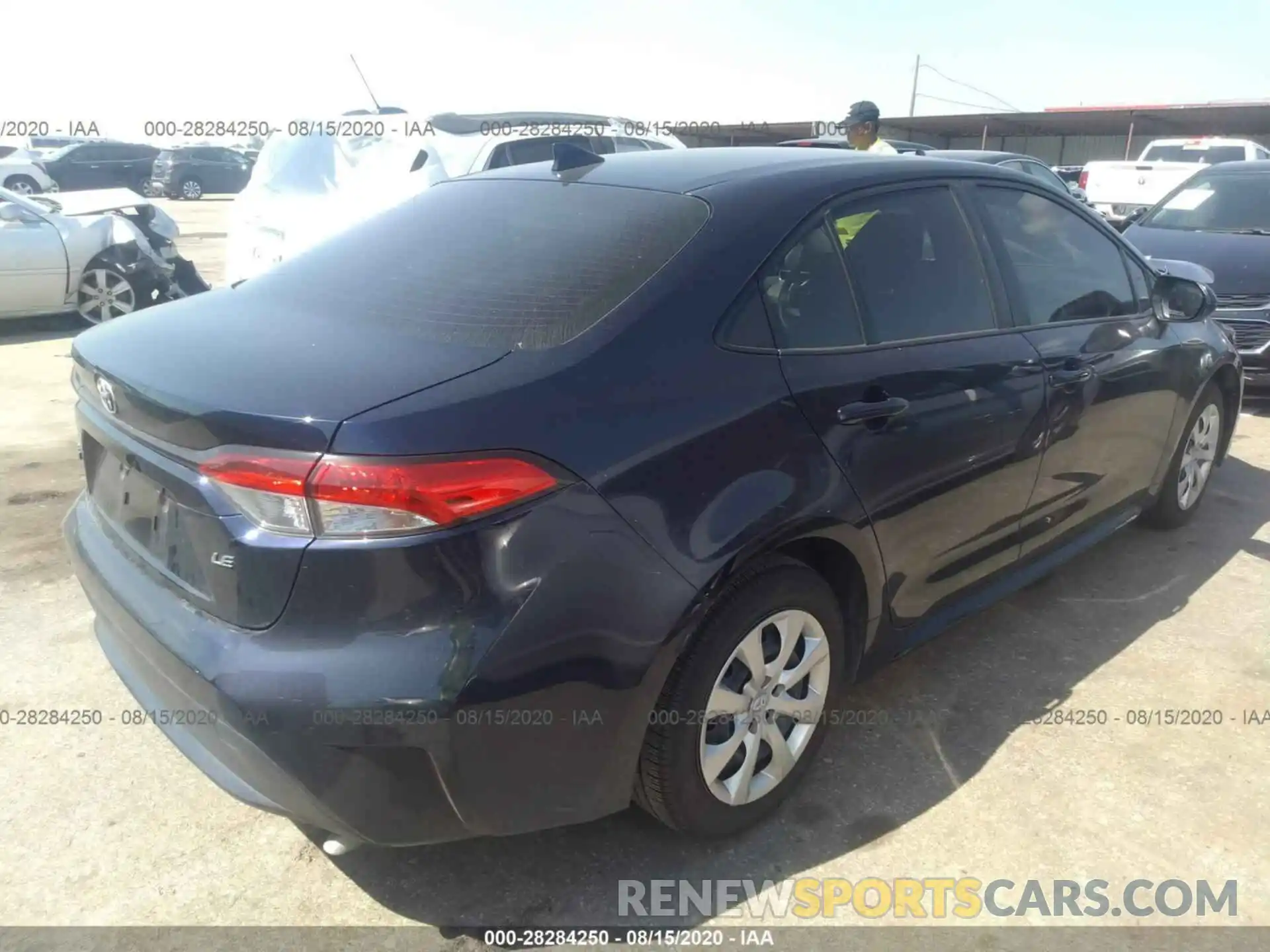 4 Photograph of a damaged car JTDEPRAE1LJ100221 TOYOTA COROLLA 2020