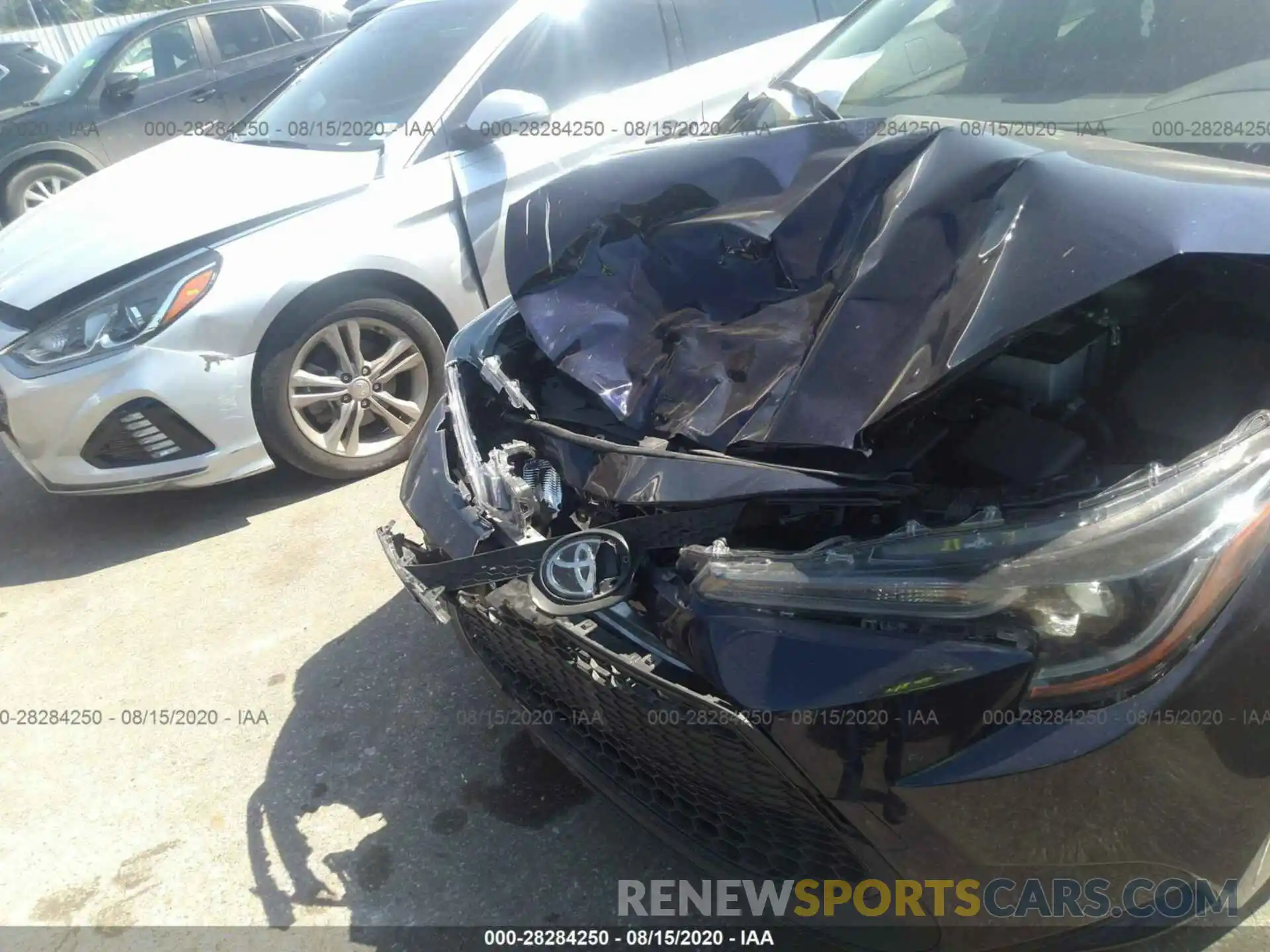 6 Photograph of a damaged car JTDEPRAE1LJ100221 TOYOTA COROLLA 2020