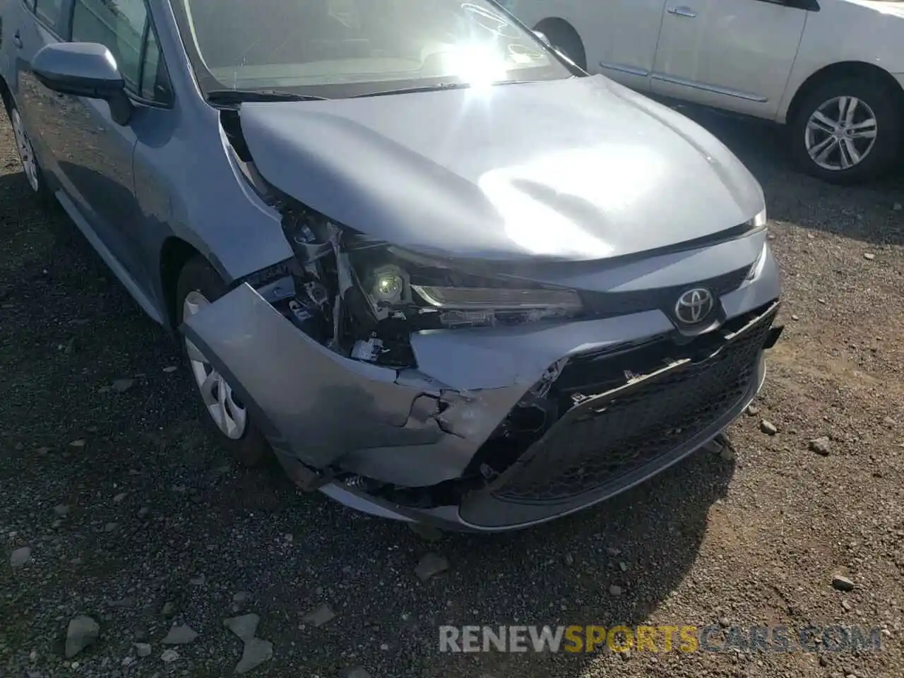 9 Photograph of a damaged car JTDEPRAE1LJ100476 TOYOTA COROLLA 2020