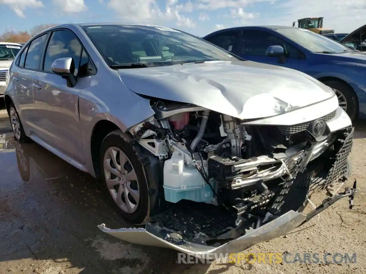 1 Photograph of a damaged car JTDEPRAE1LJ101157 TOYOTA COROLLA 2020