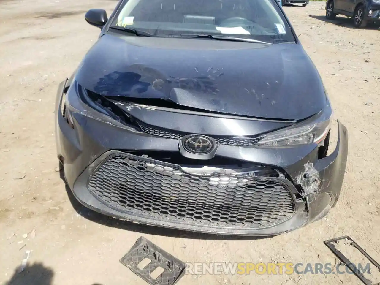 9 Photograph of a damaged car JTDEPRAE1LJ101854 TOYOTA COROLLA 2020