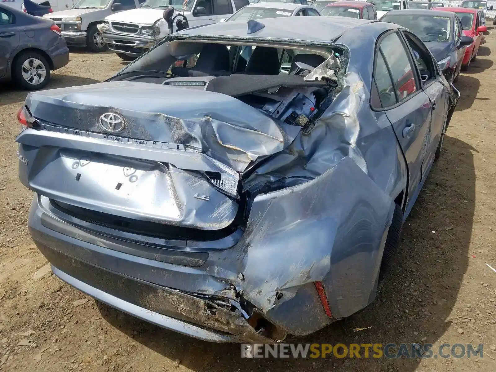 9 Photograph of a damaged car JTDEPRAE1LJ101871 TOYOTA COROLLA 2020