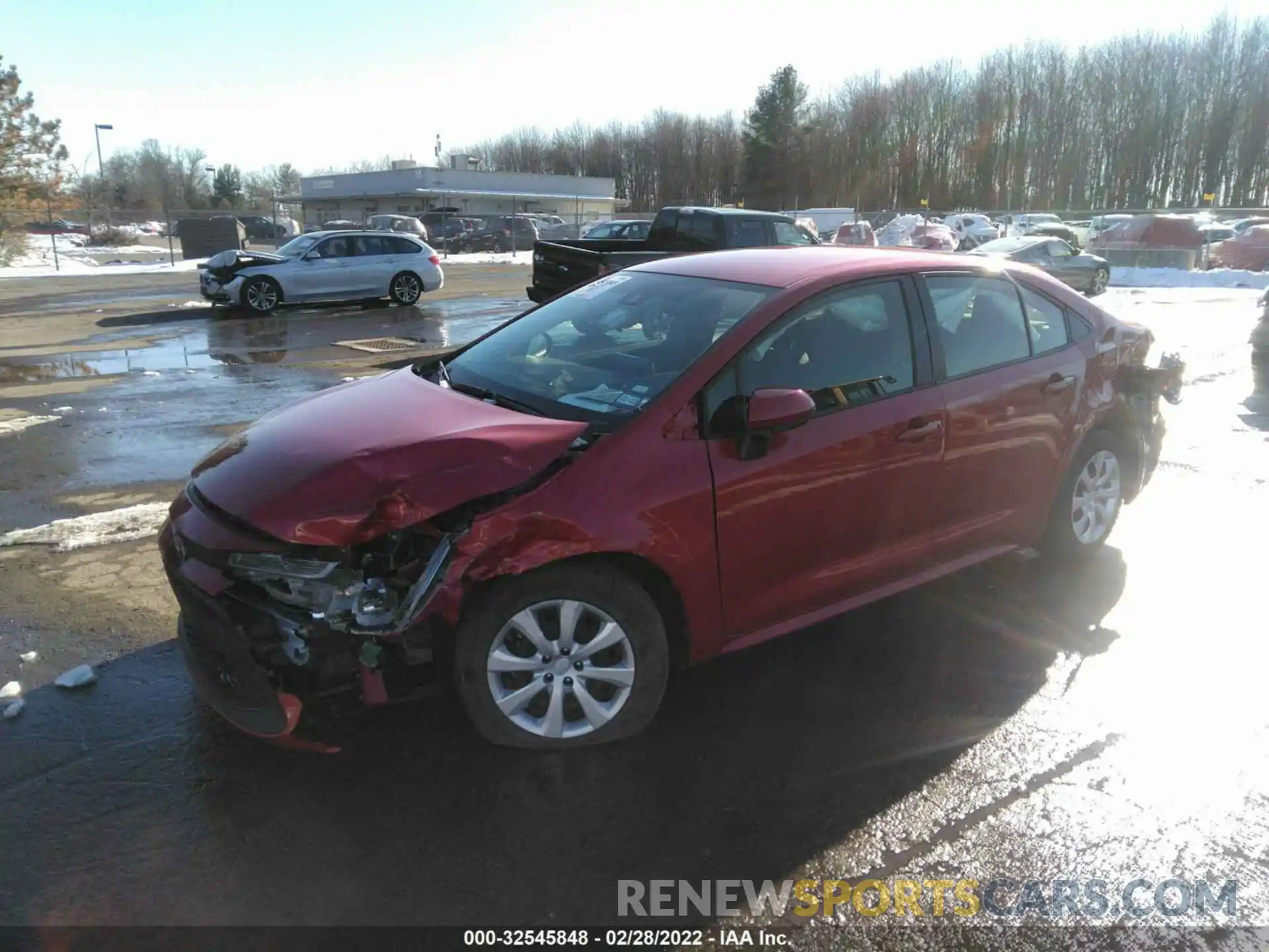 2 Photograph of a damaged car JTDEPRAE1LJ102552 TOYOTA COROLLA 2020