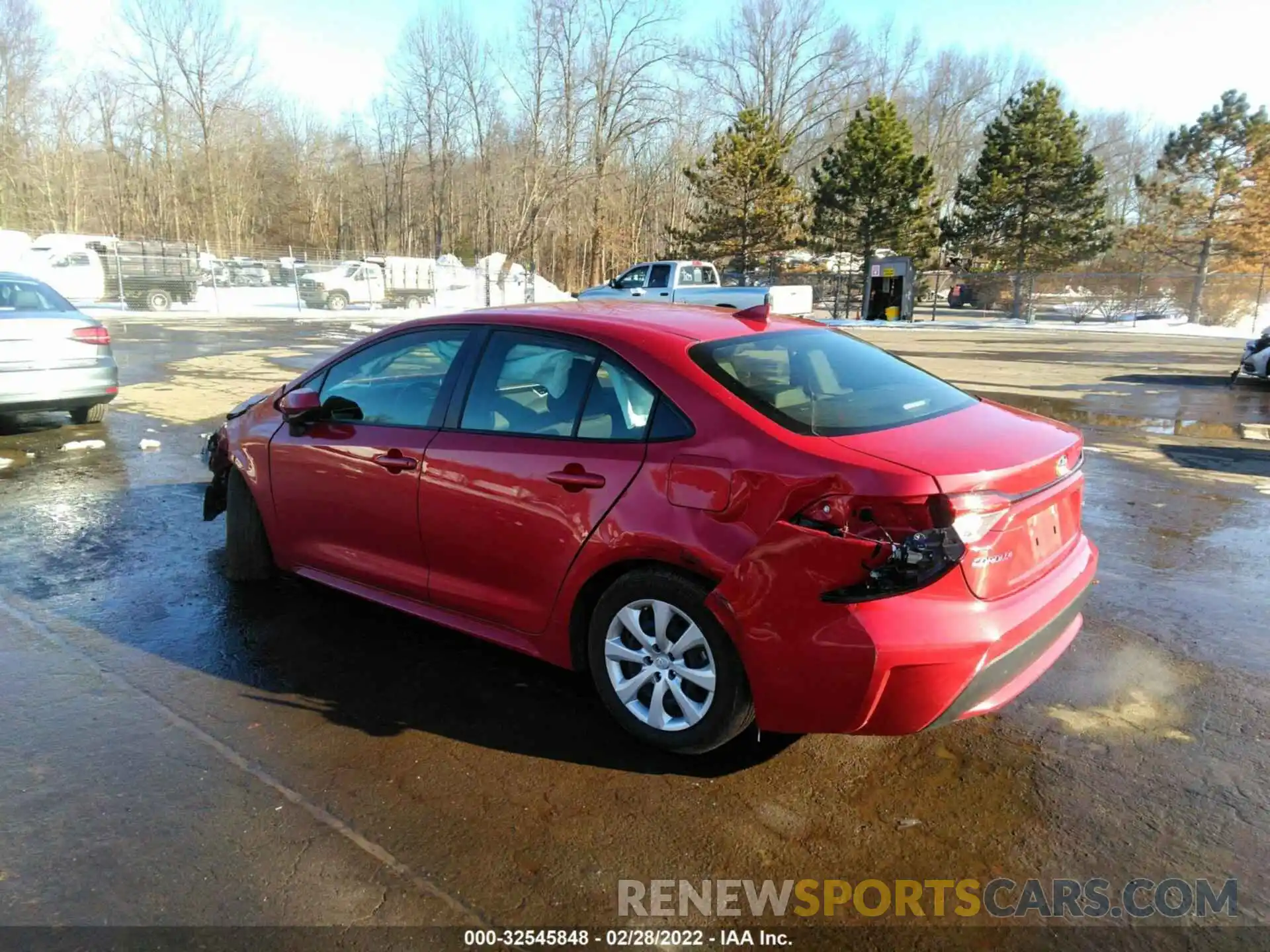 3 Photograph of a damaged car JTDEPRAE1LJ102552 TOYOTA COROLLA 2020