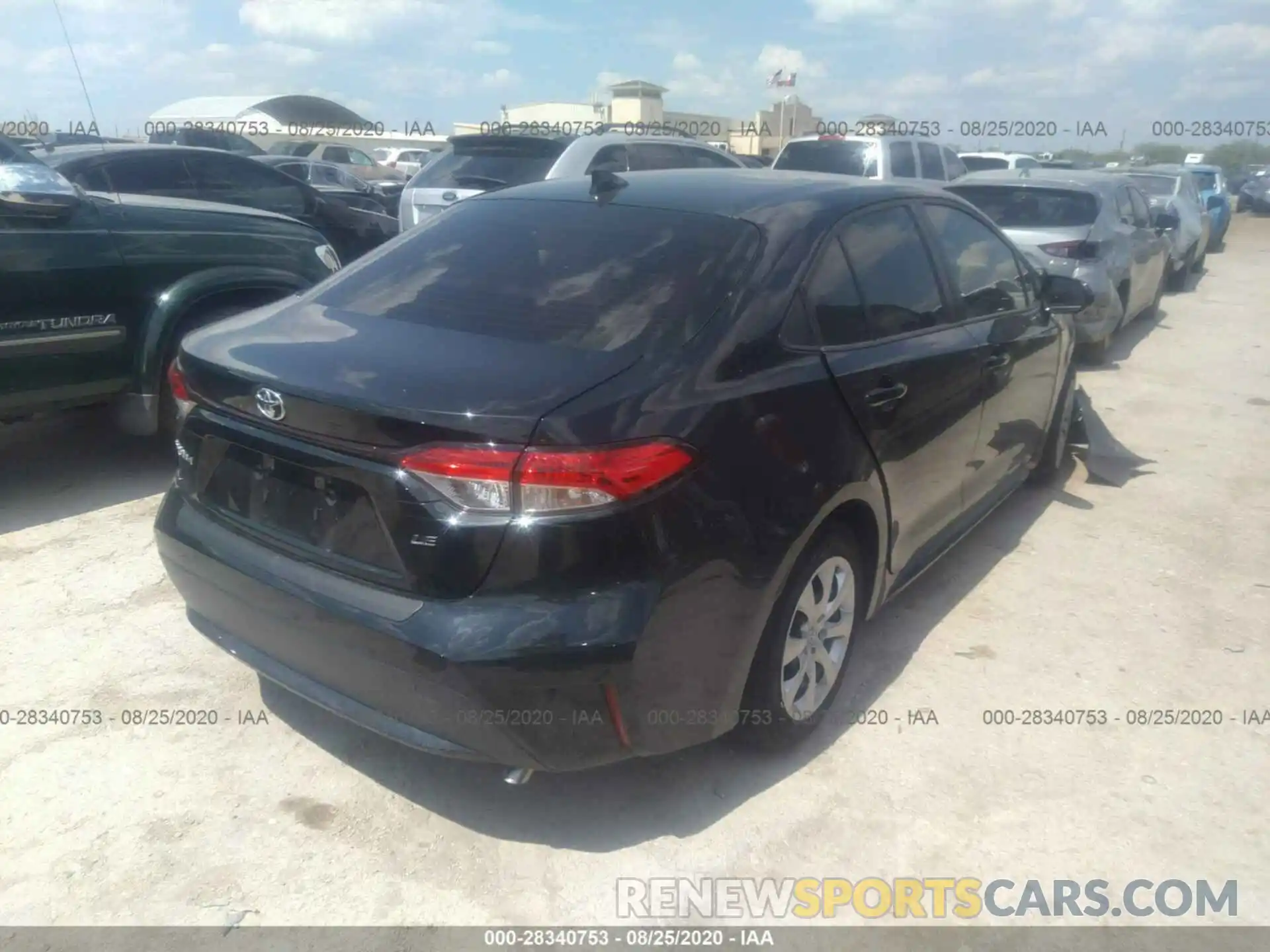 4 Photograph of a damaged car JTDEPRAE1LJ102986 TOYOTA COROLLA 2020