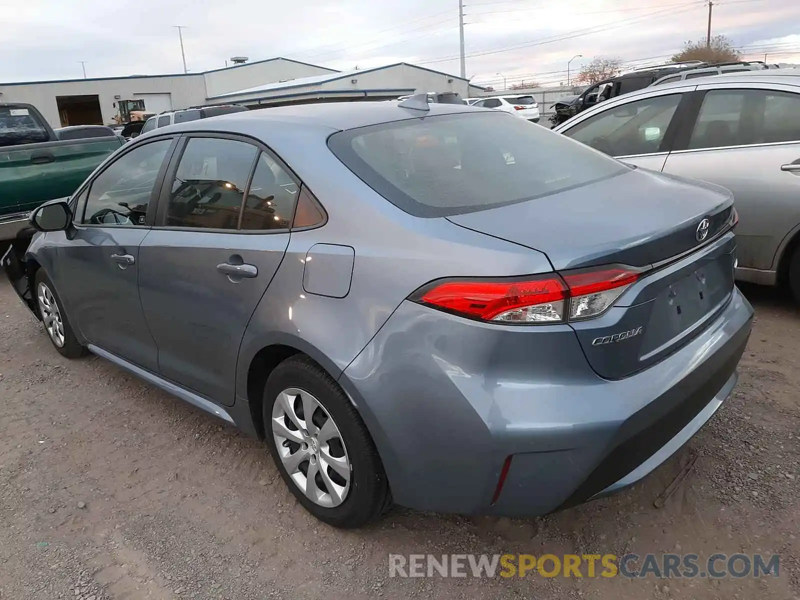 3 Photograph of a damaged car JTDEPRAE1LJ103250 TOYOTA COROLLA 2020