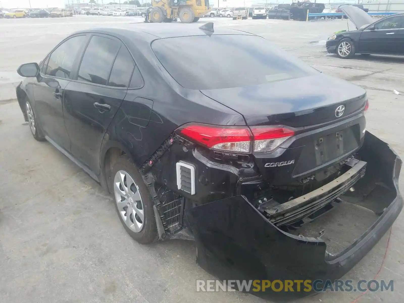 3 Photograph of a damaged car JTDEPRAE1LJ103653 TOYOTA COROLLA 2020