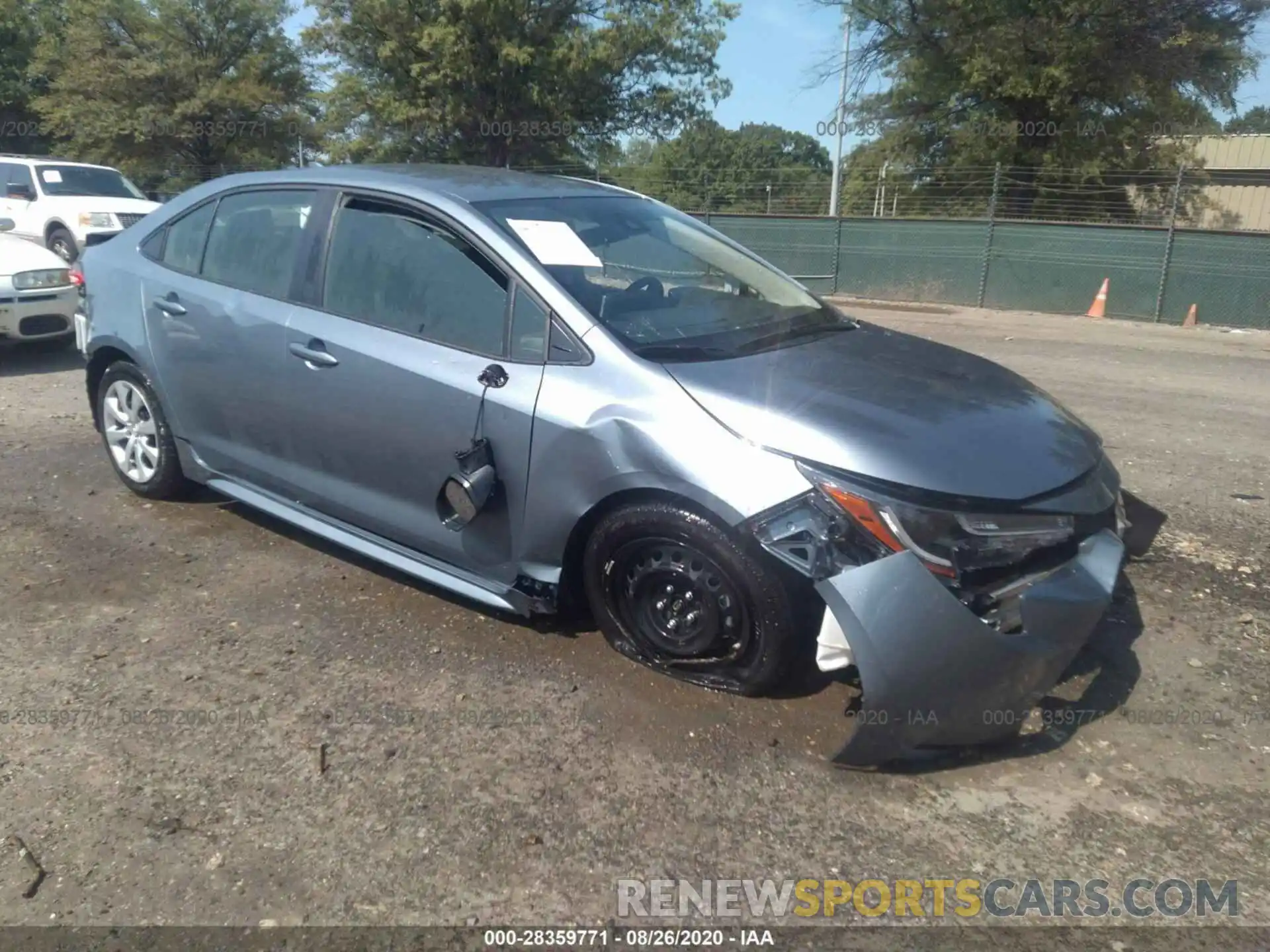 1 Photograph of a damaged car JTDEPRAE1LJ106150 TOYOTA COROLLA 2020