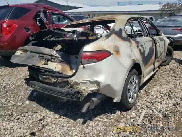 4 Photograph of a damaged car JTDEPRAE1LJ107489 TOYOTA COROLLA 2020