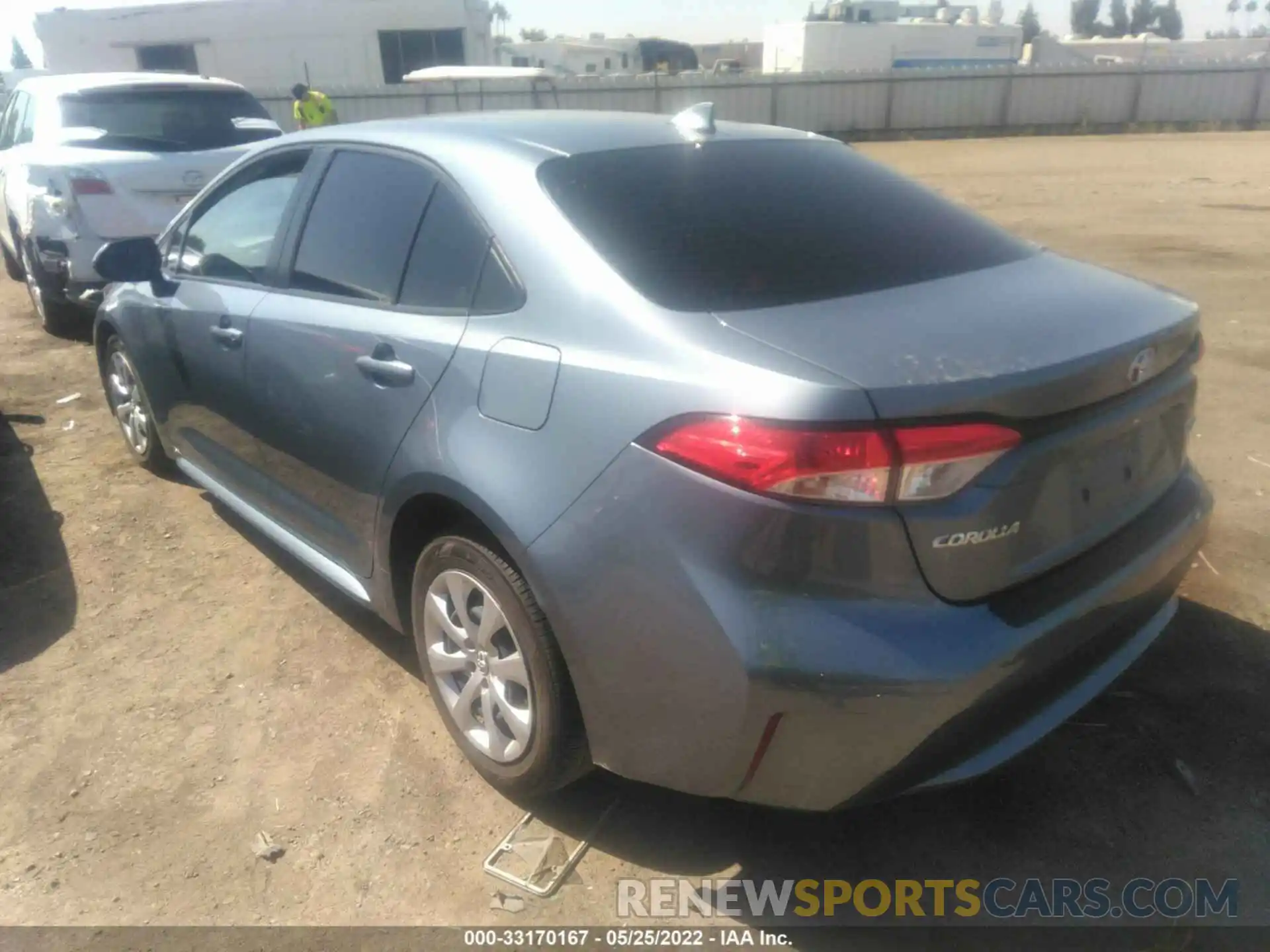 3 Photograph of a damaged car JTDEPRAE1LJ108190 TOYOTA COROLLA 2020