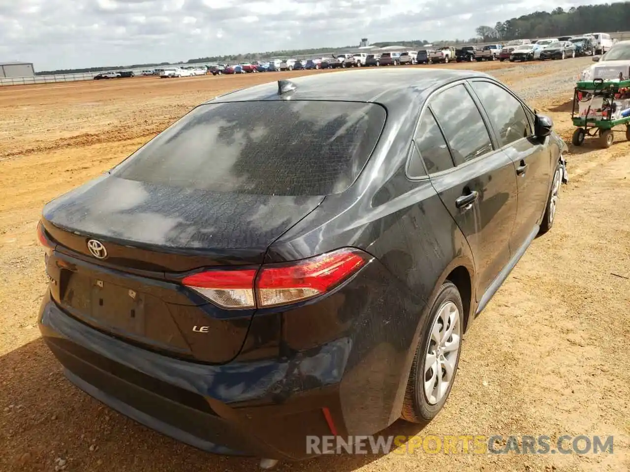 4 Photograph of a damaged car JTDEPRAE1LJ108870 TOYOTA COROLLA 2020