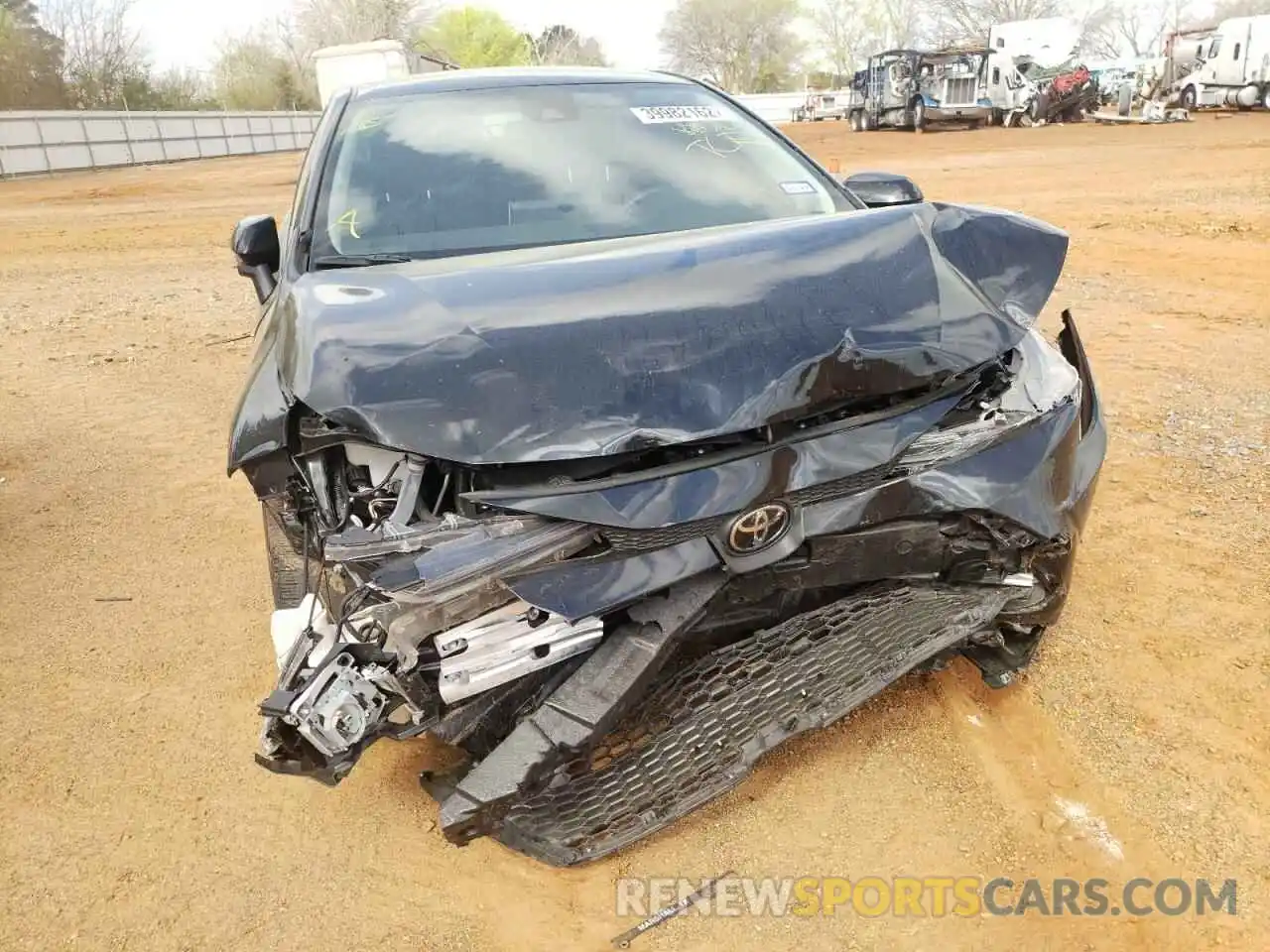 9 Photograph of a damaged car JTDEPRAE1LJ108870 TOYOTA COROLLA 2020