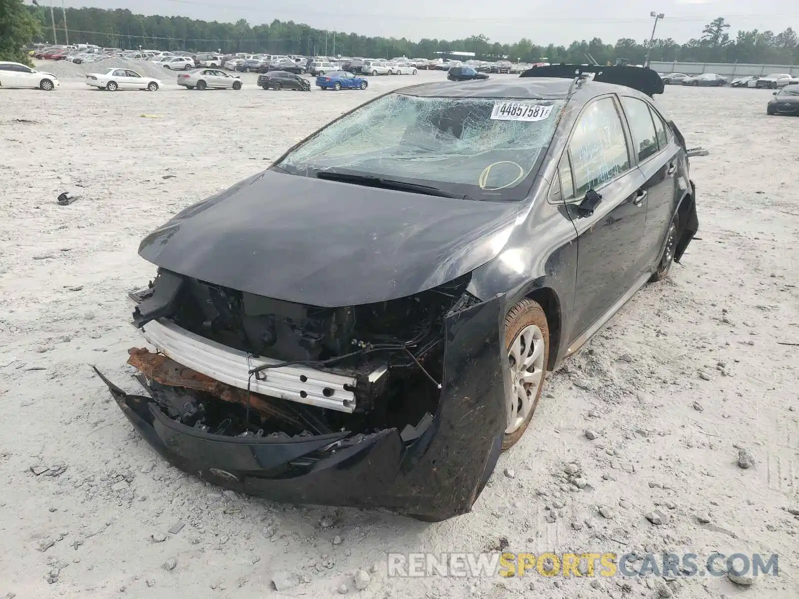 2 Photograph of a damaged car JTDEPRAE1LJ108965 TOYOTA COROLLA 2020