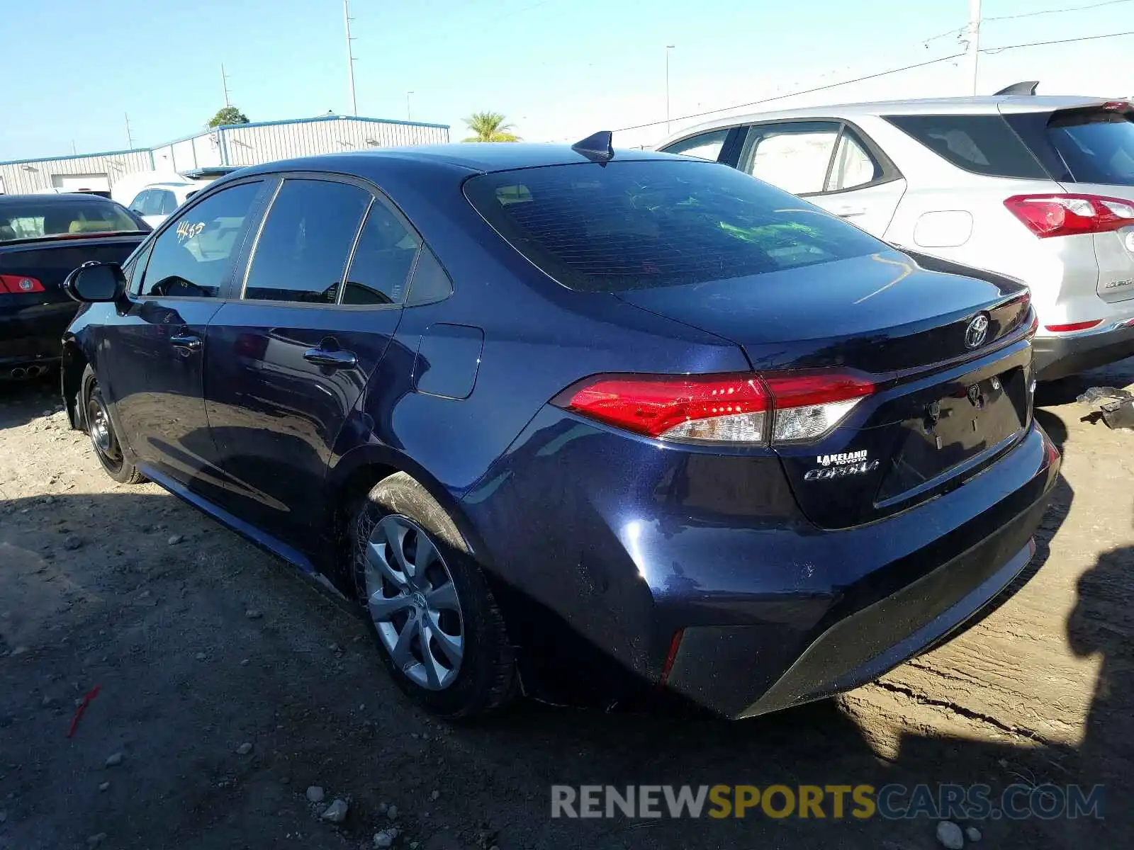 3 Photograph of a damaged car JTDEPRAE1LJ110392 TOYOTA COROLLA 2020