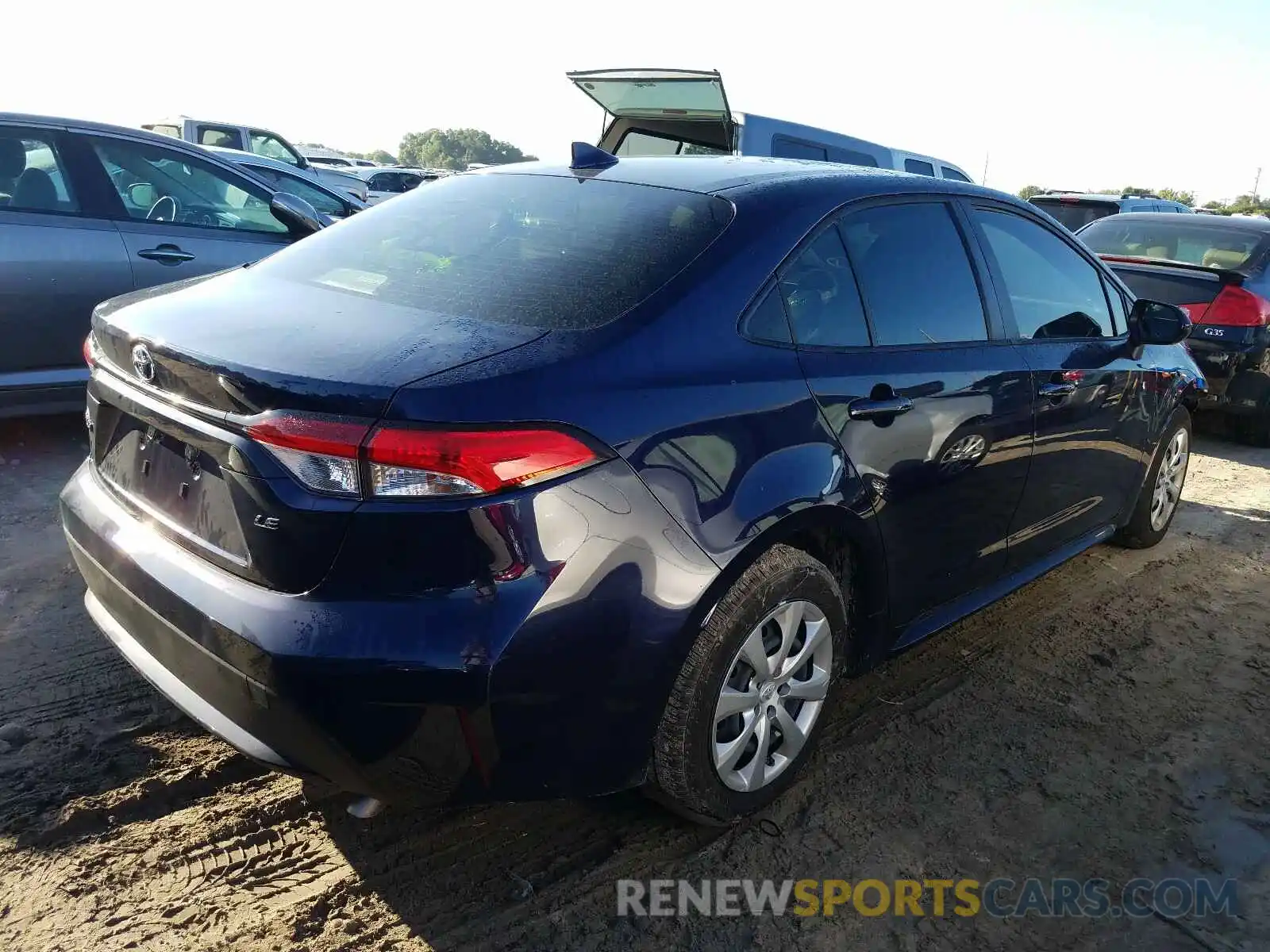 4 Photograph of a damaged car JTDEPRAE1LJ110392 TOYOTA COROLLA 2020