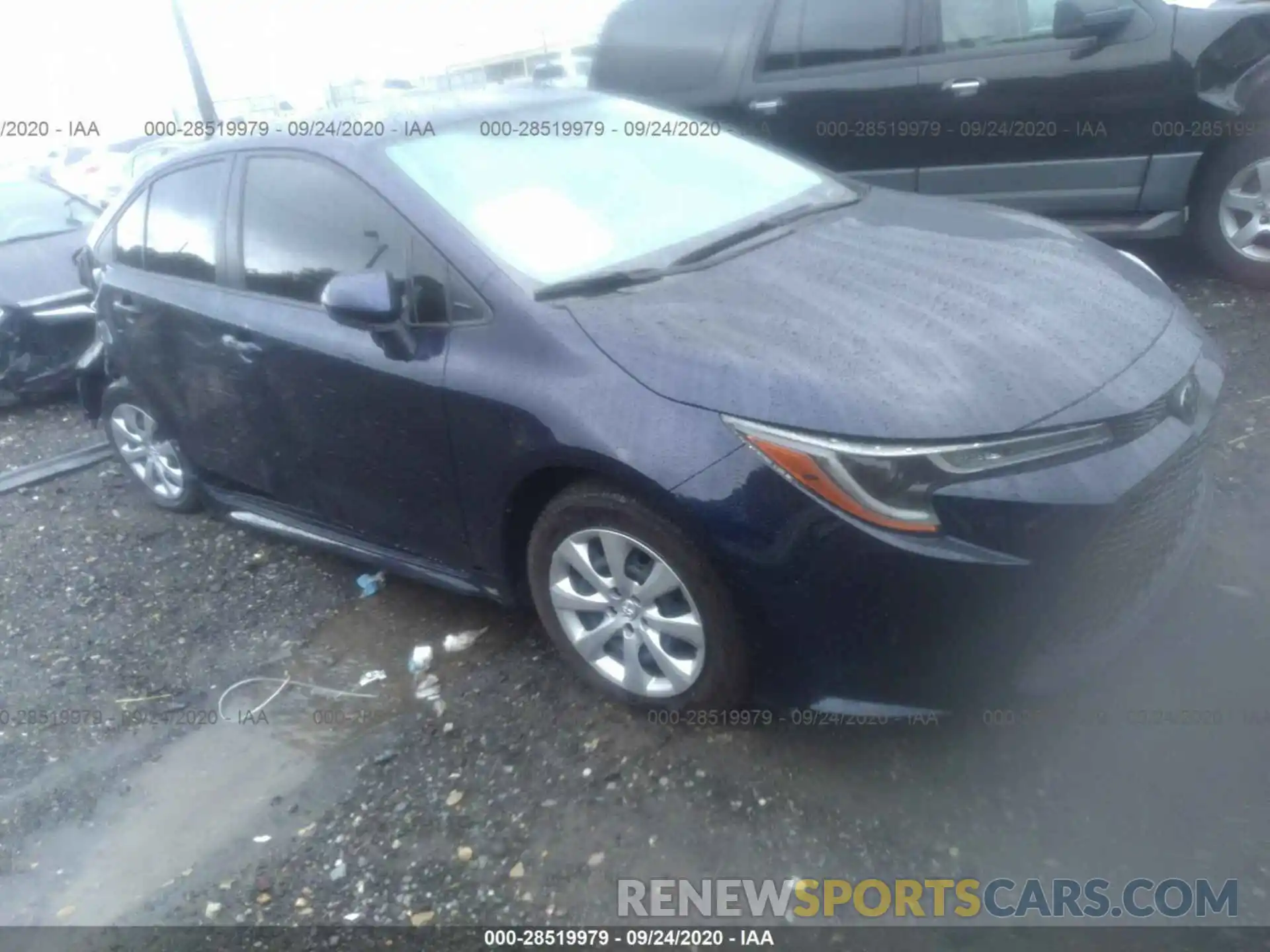 1 Photograph of a damaged car JTDEPRAE1LJ111509 TOYOTA COROLLA 2020