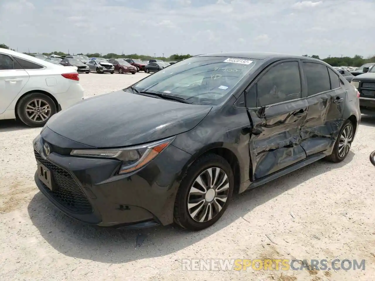 2 Photograph of a damaged car JTDEPRAE1LJ111736 TOYOTA COROLLA 2020