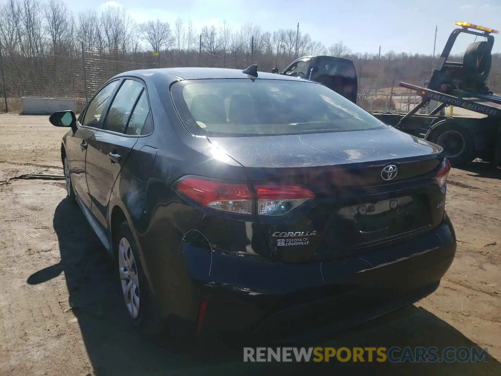 3 Photograph of a damaged car JTDEPRAE1LJ111848 TOYOTA COROLLA 2020