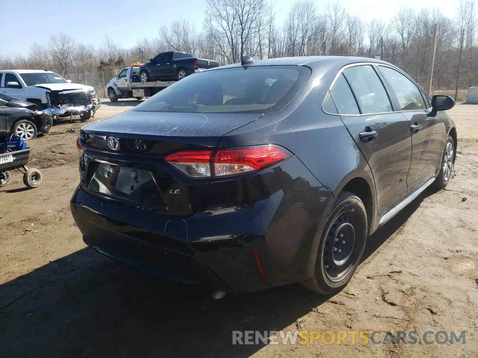 4 Photograph of a damaged car JTDEPRAE1LJ111848 TOYOTA COROLLA 2020