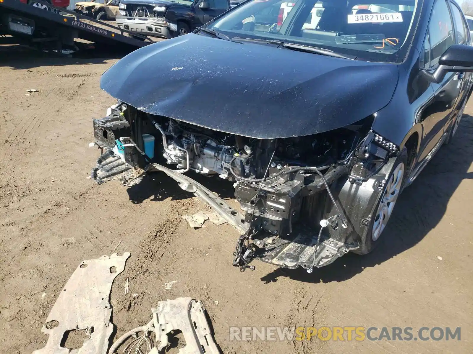 9 Photograph of a damaged car JTDEPRAE1LJ111848 TOYOTA COROLLA 2020