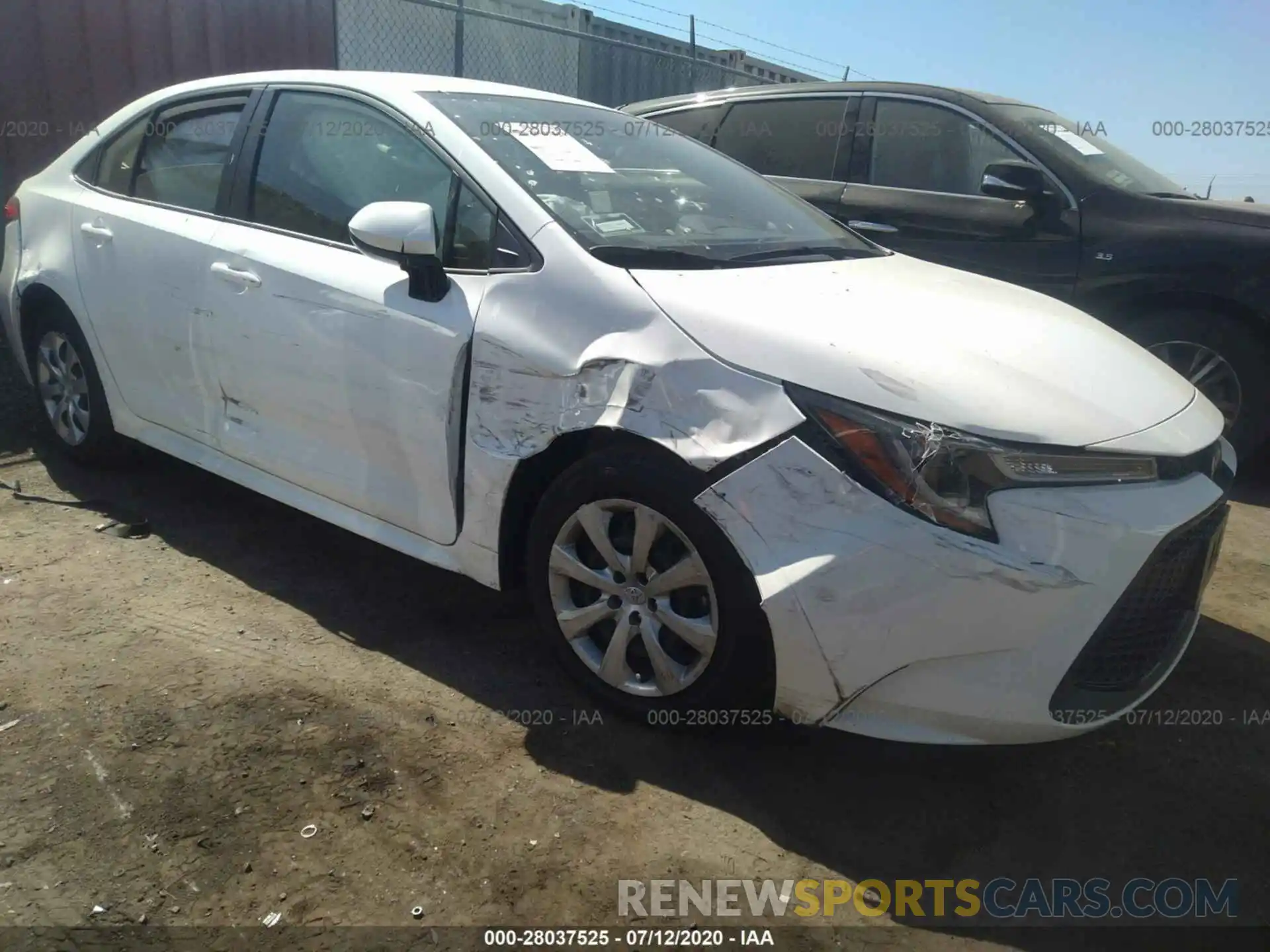 6 Photograph of a damaged car JTDEPRAE1LJ112059 TOYOTA COROLLA 2020