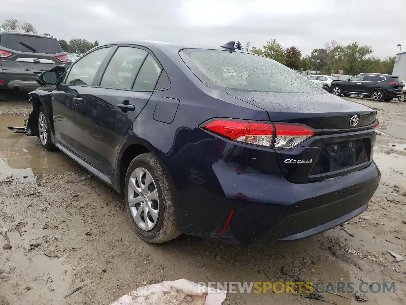 3 Photograph of a damaged car JTDEPRAE1LJ112868 TOYOTA COROLLA 2020