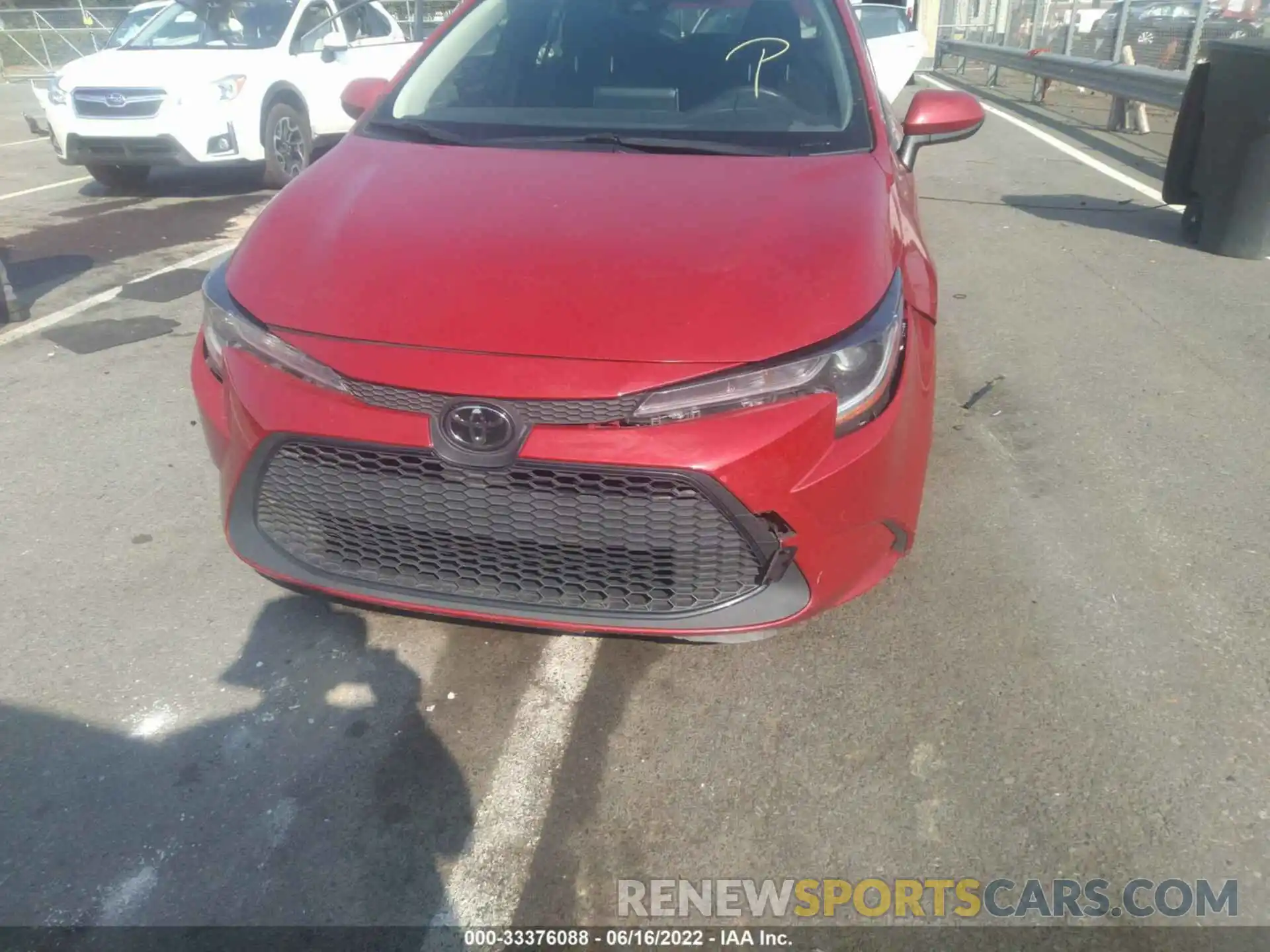 6 Photograph of a damaged car JTDEPRAE1LJ114474 TOYOTA COROLLA 2020