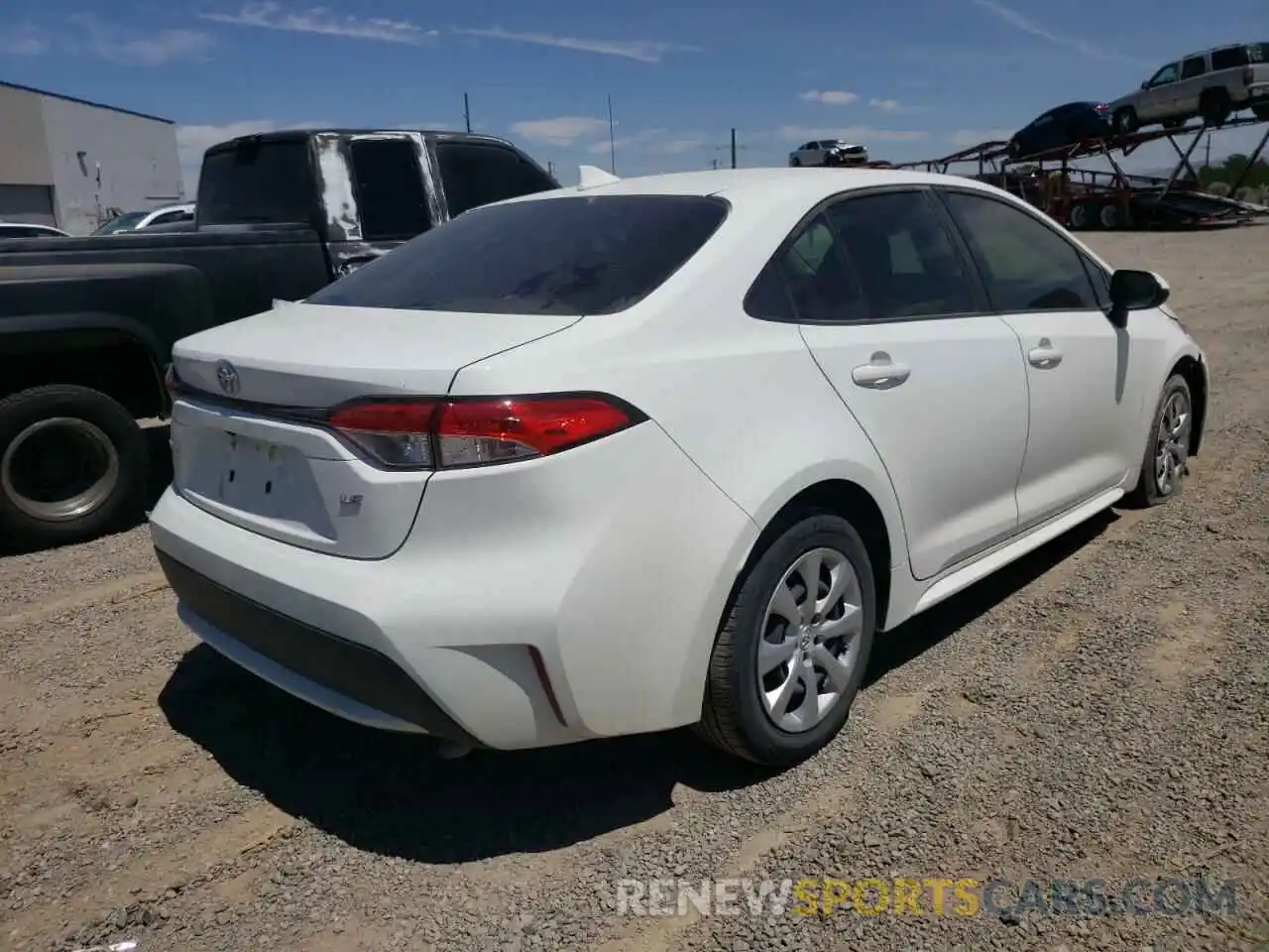 4 Photograph of a damaged car JTDEPRAE1LJ115818 TOYOTA COROLLA 2020