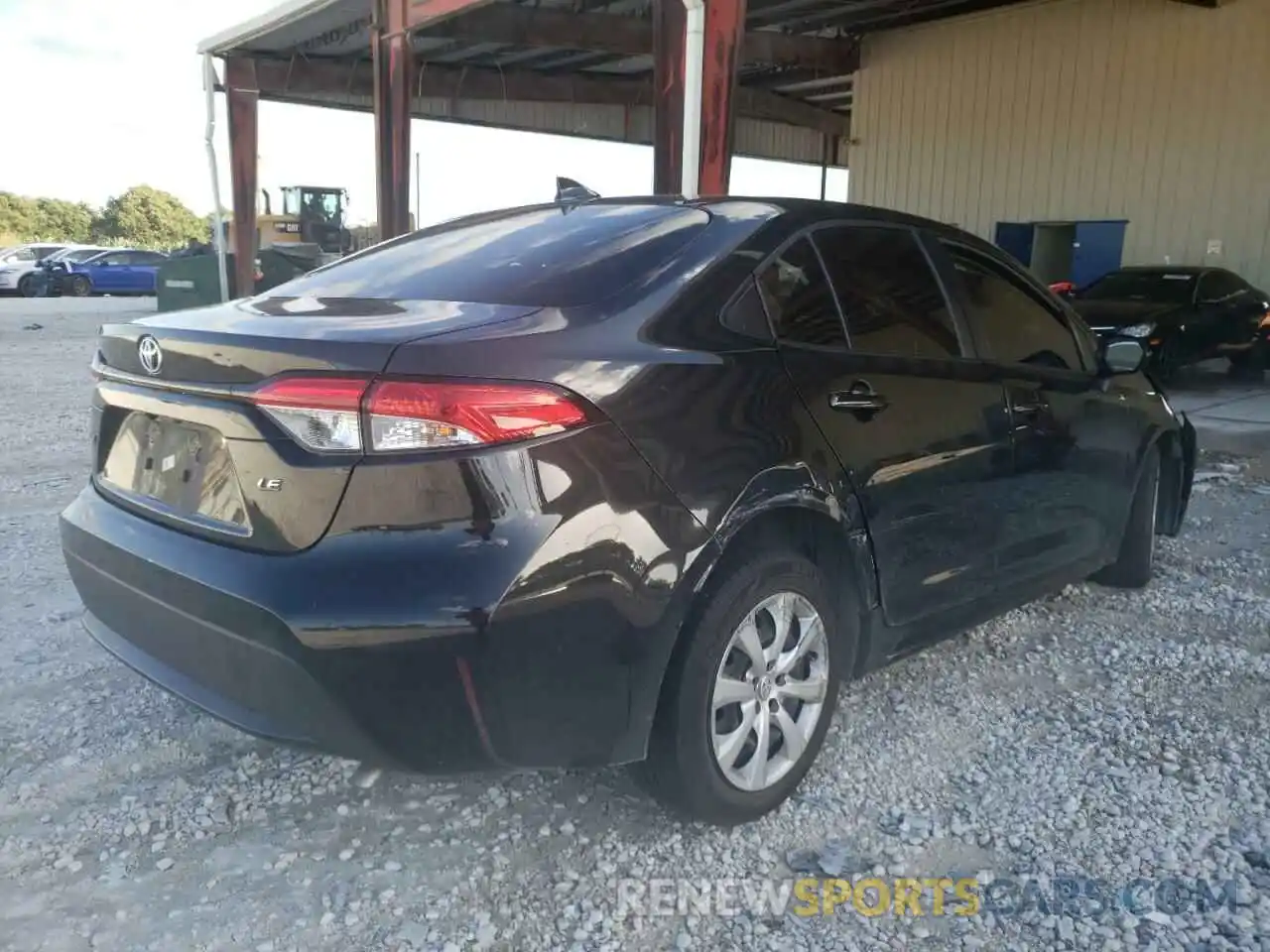 4 Photograph of a damaged car JTDEPRAE1LJ115950 TOYOTA COROLLA 2020