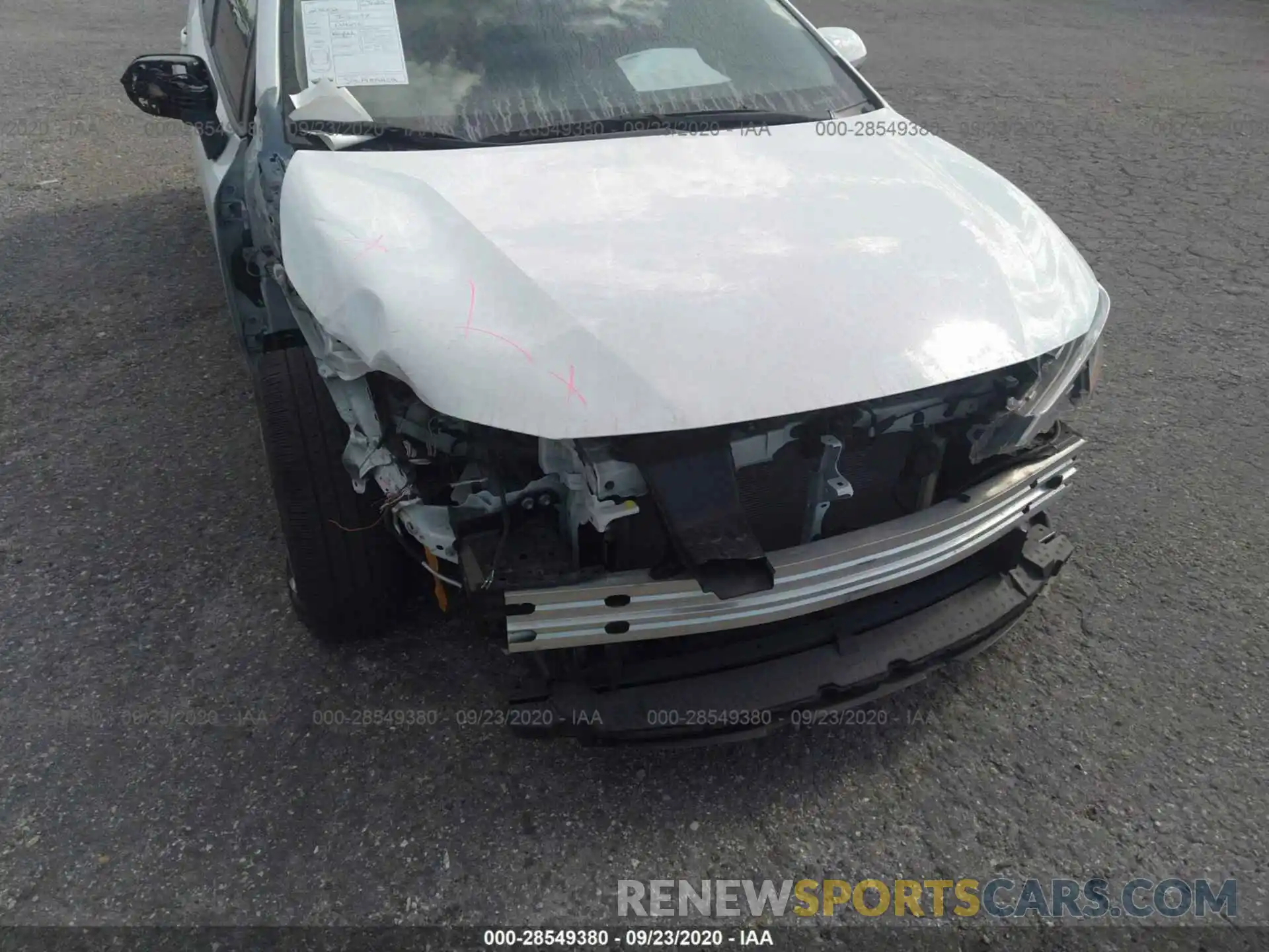 6 Photograph of a damaged car JTDEPRAE2LJ000273 TOYOTA COROLLA 2020