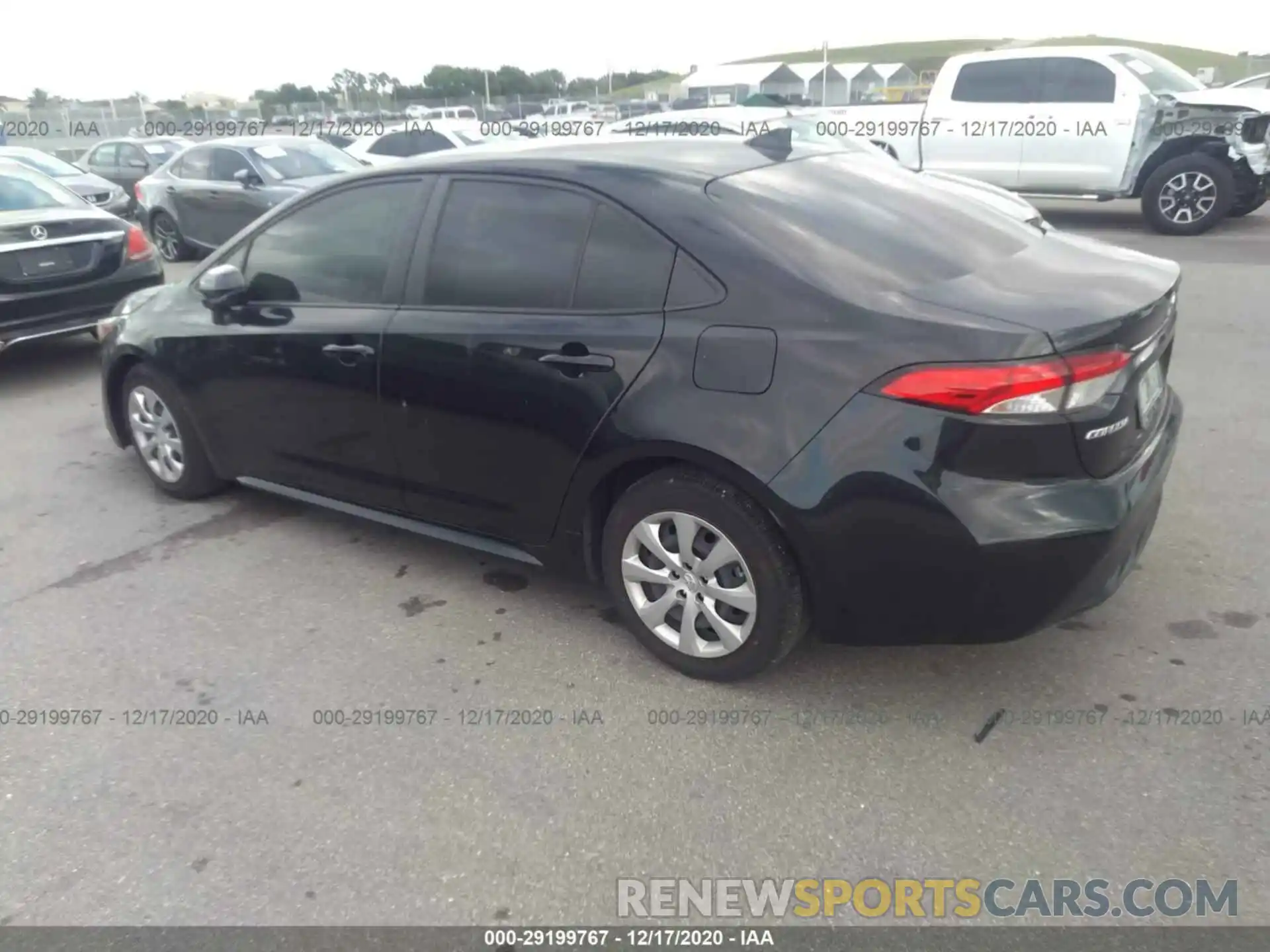 3 Photograph of a damaged car JTDEPRAE2LJ001195 TOYOTA COROLLA 2020