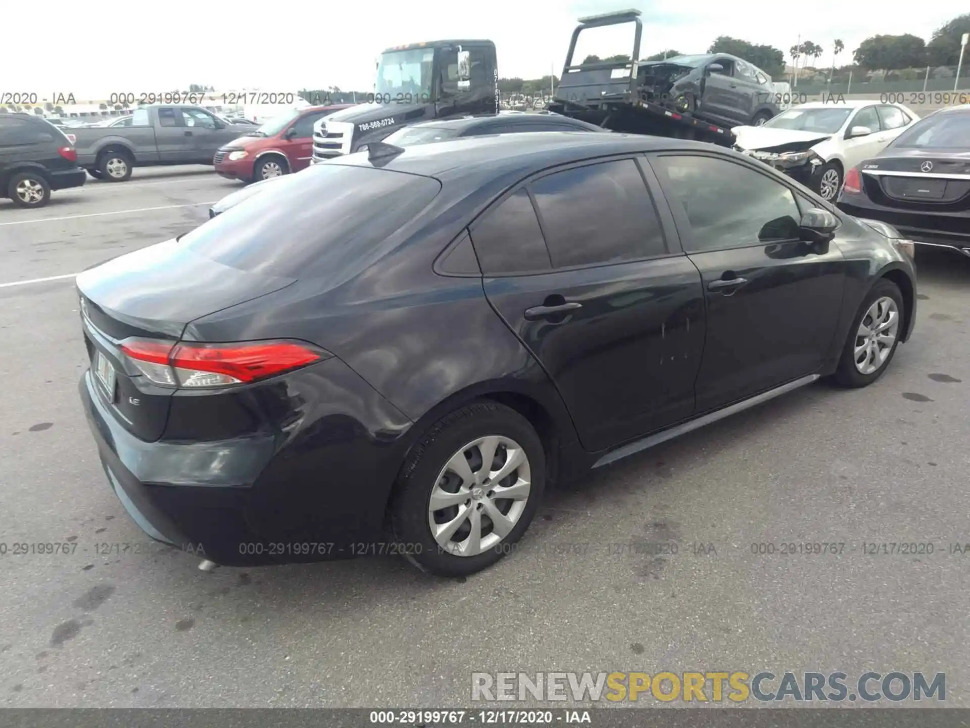 4 Photograph of a damaged car JTDEPRAE2LJ001195 TOYOTA COROLLA 2020